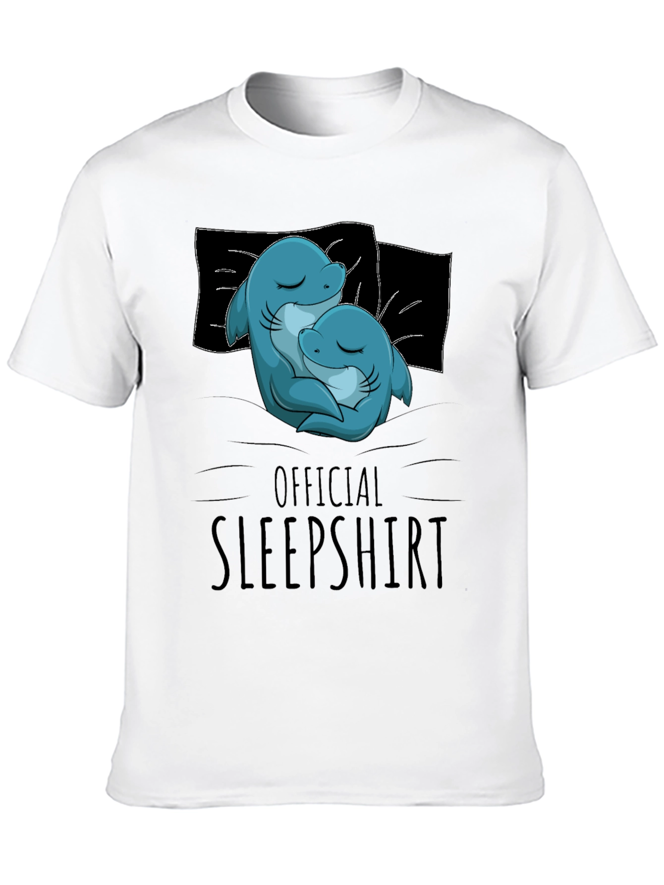 Official Sleepshirt: Snuggly Shark Nap T-Shirt