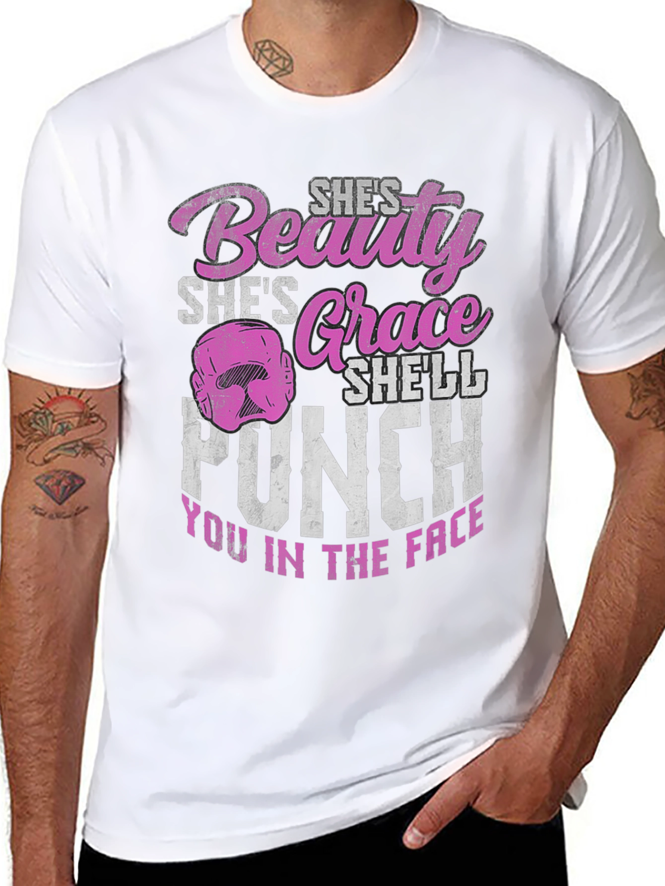Beauty & Grace Punch T-Shirt