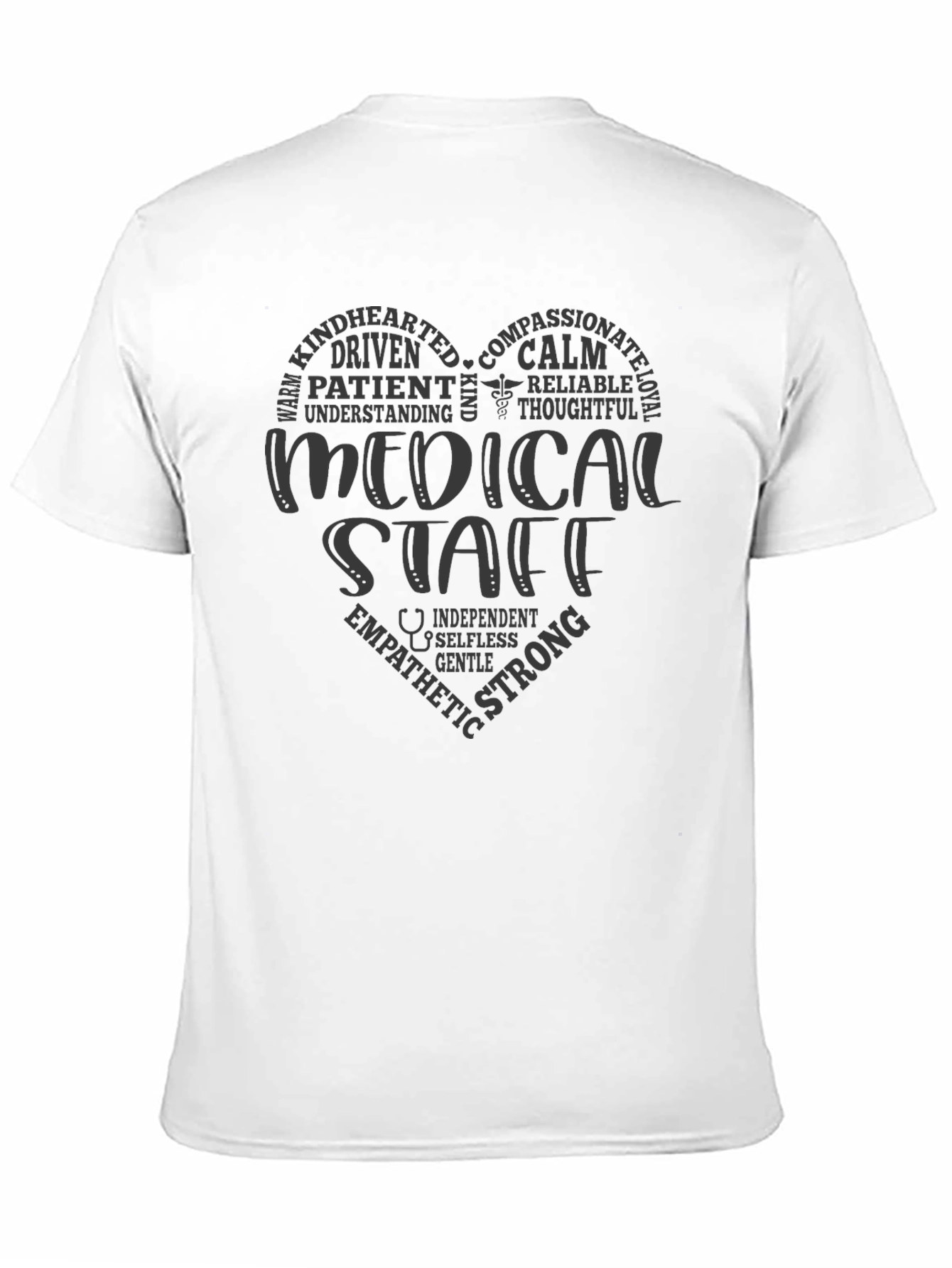 Medical Staff Heart Graphic T-Shirt