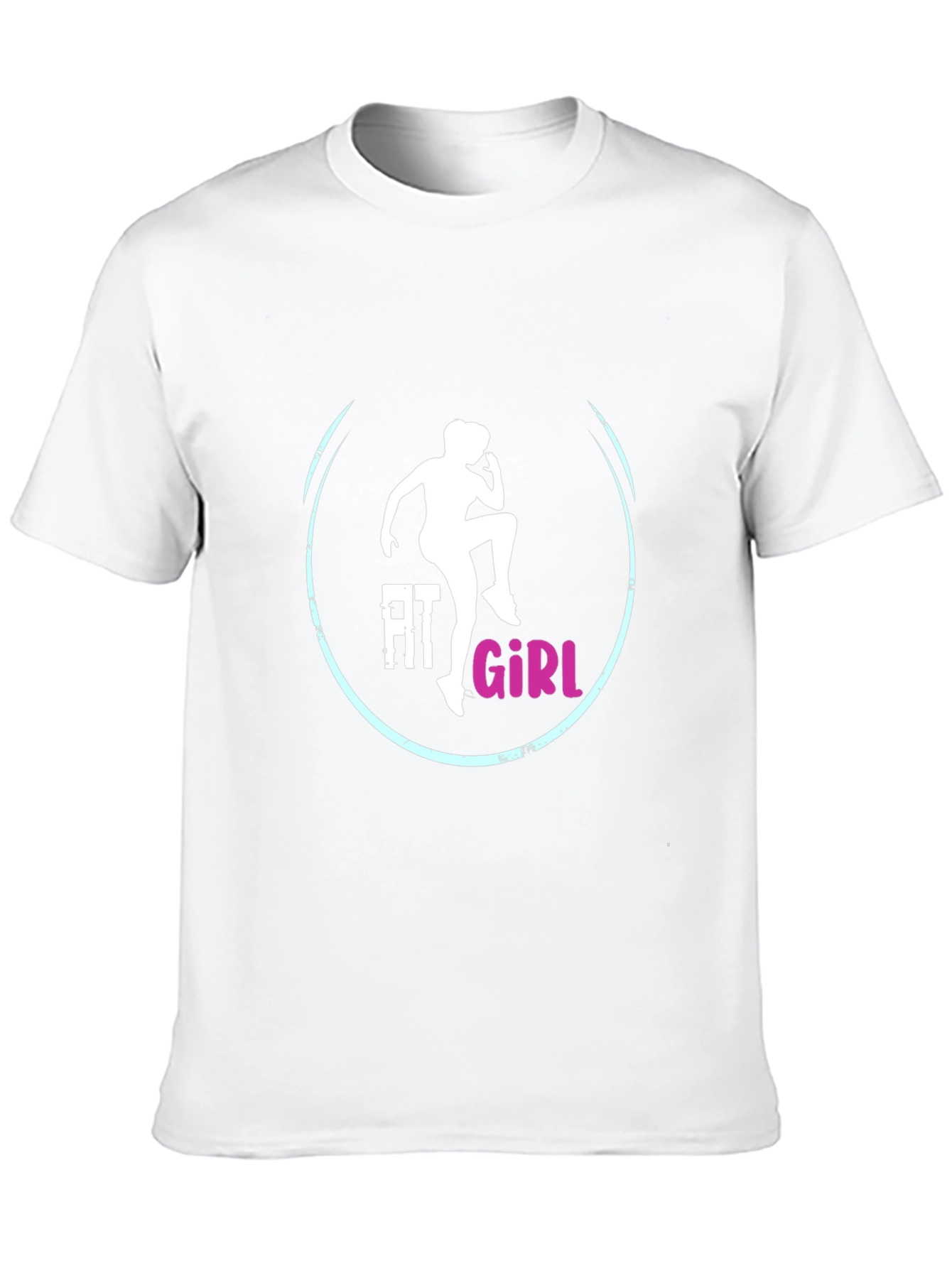 Fit Girl Graphic Tee - Trendy Womens Fitness Shirt