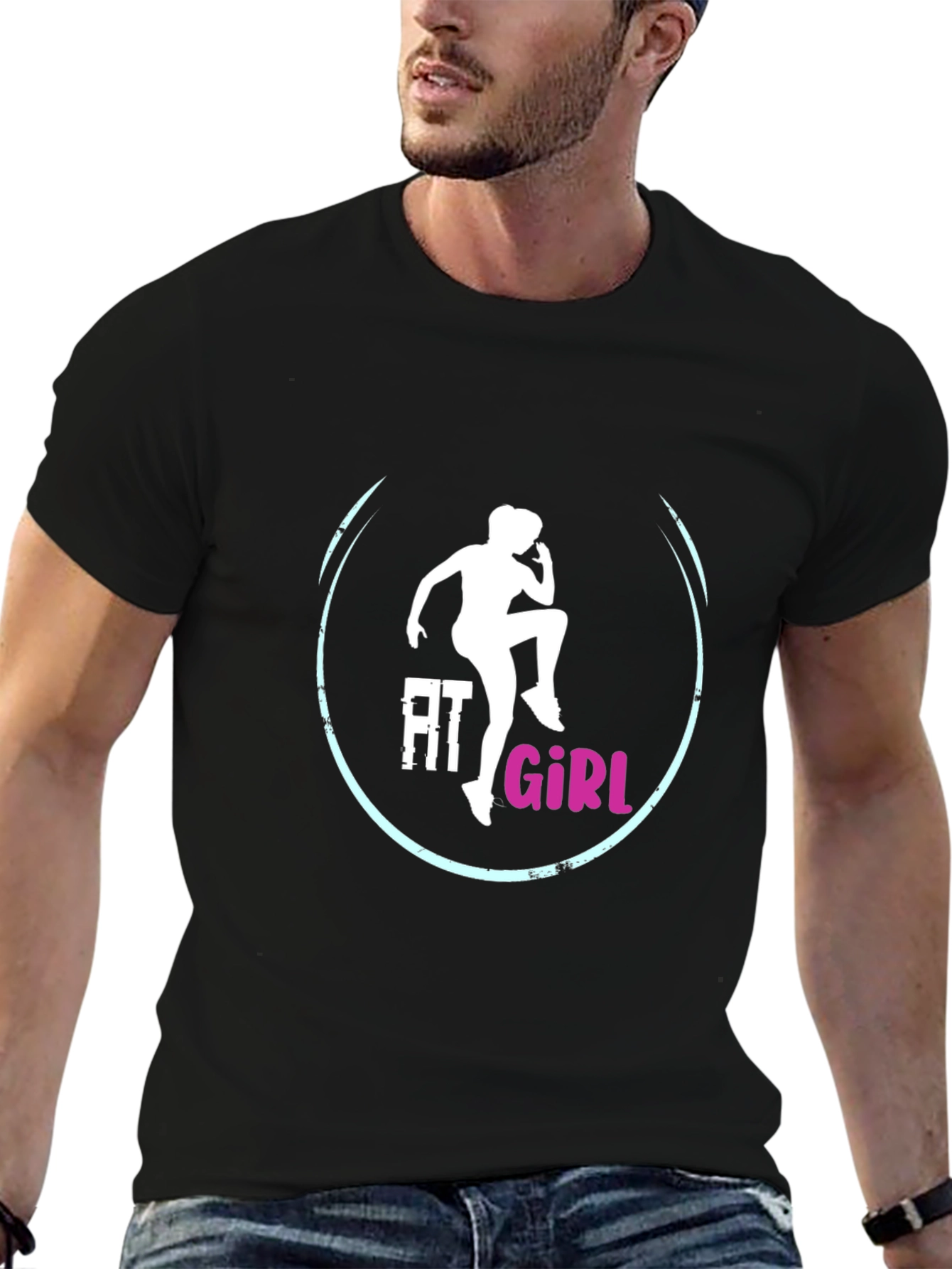 Fit Girl Graphic Tee - Trendy Womens Fitness Shirt