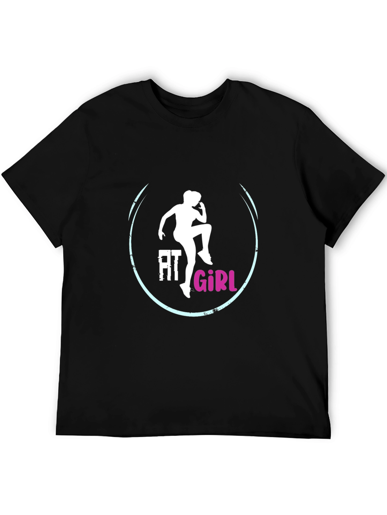 Fit Girl Graphic Tee - Trendy Womens Fitness Shirt