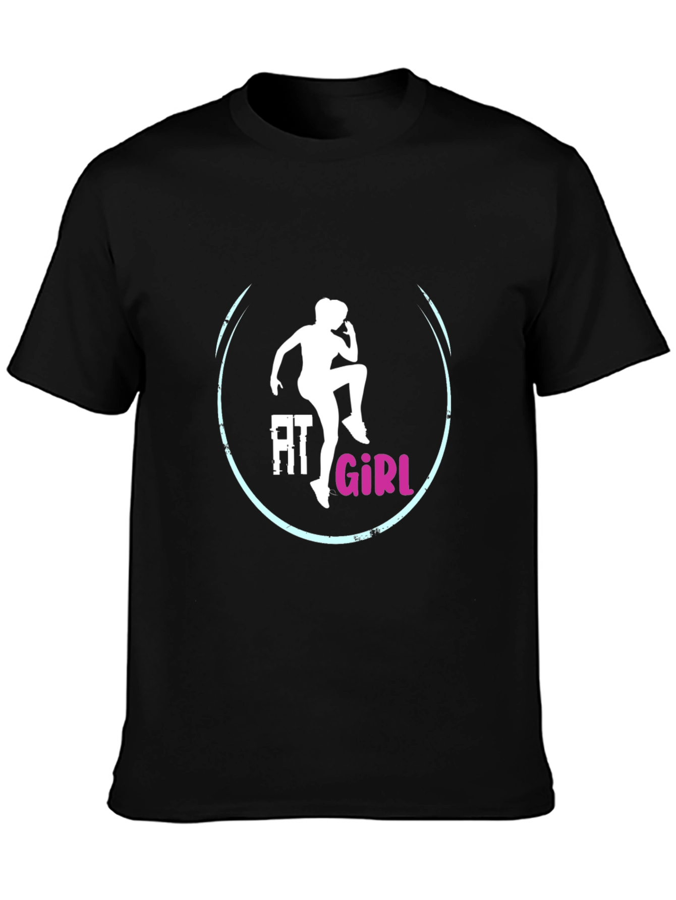 Fit Girl Graphic Tee - Trendy Womens Fitness Shirt