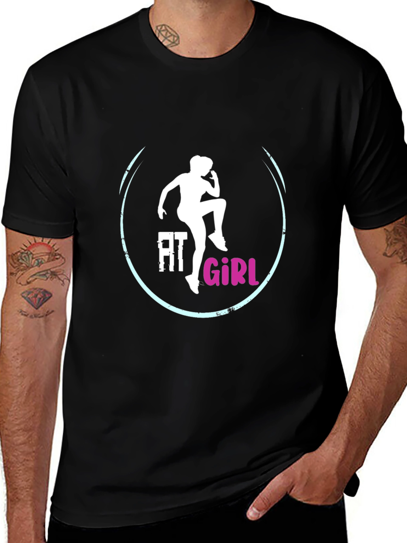 Fit Girl Graphic Tee - Trendy Womens Fitness Shirt