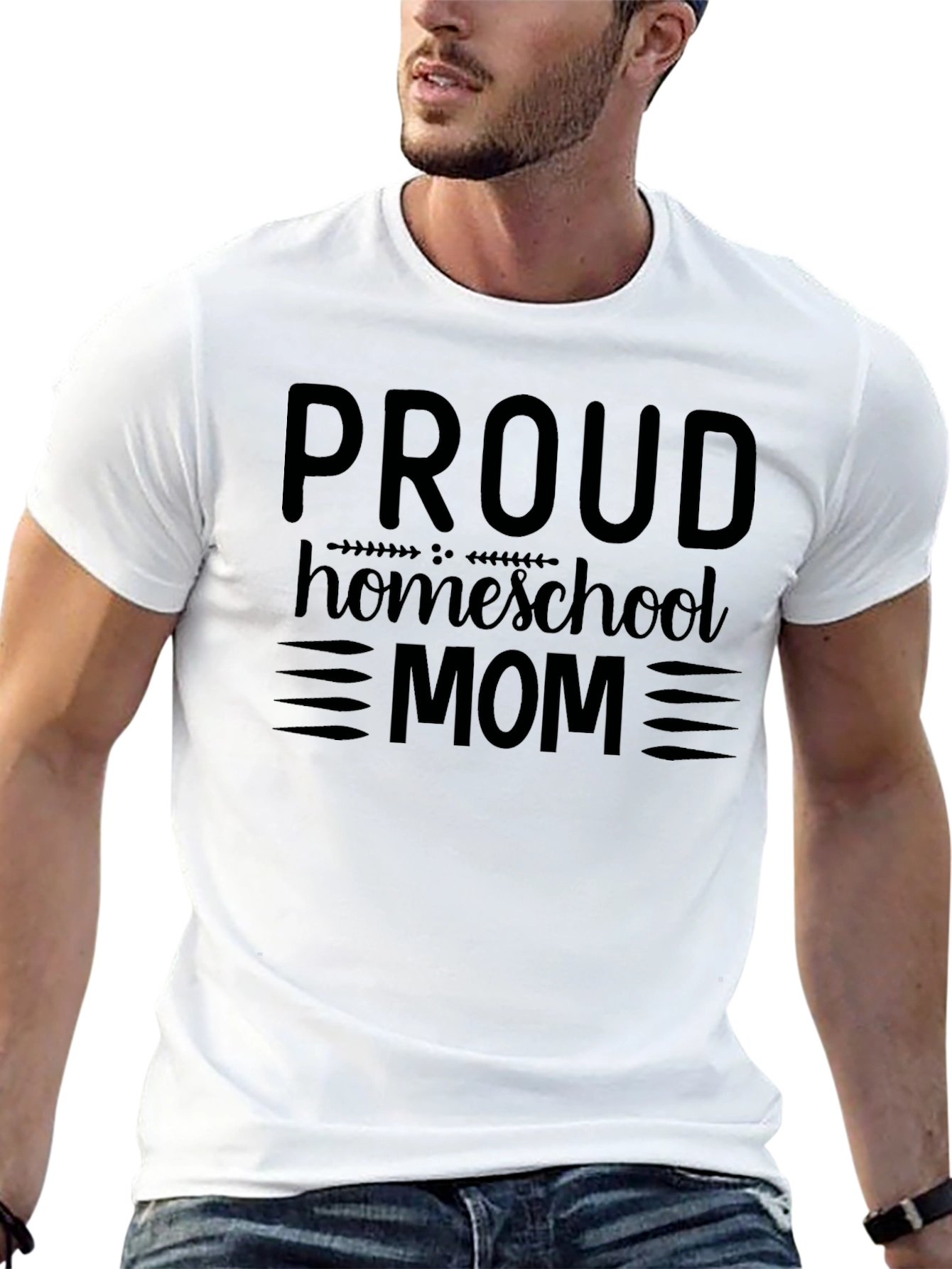 Proud Homeschool Mom Graphic T-Shirt