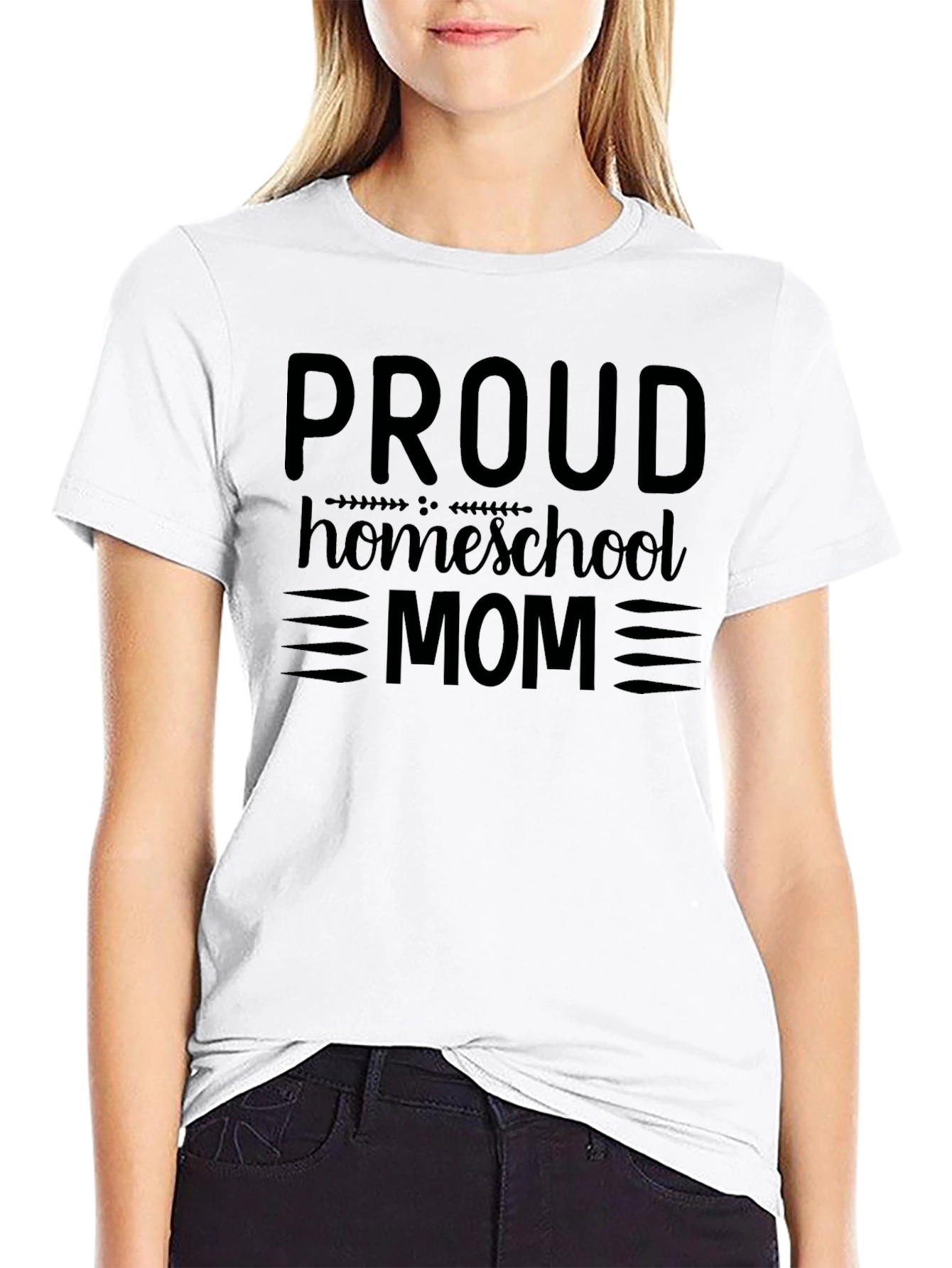 Proud Homeschool Mom Graphic T-Shirt