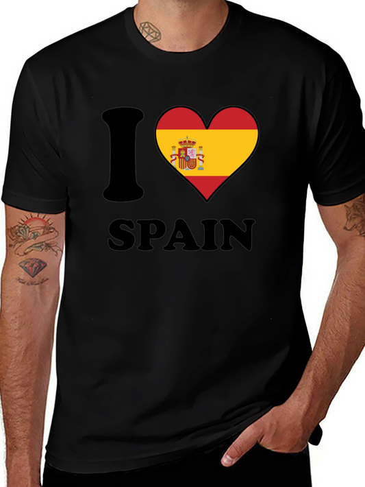 I Heart Spain T-Shirt Novelty Design