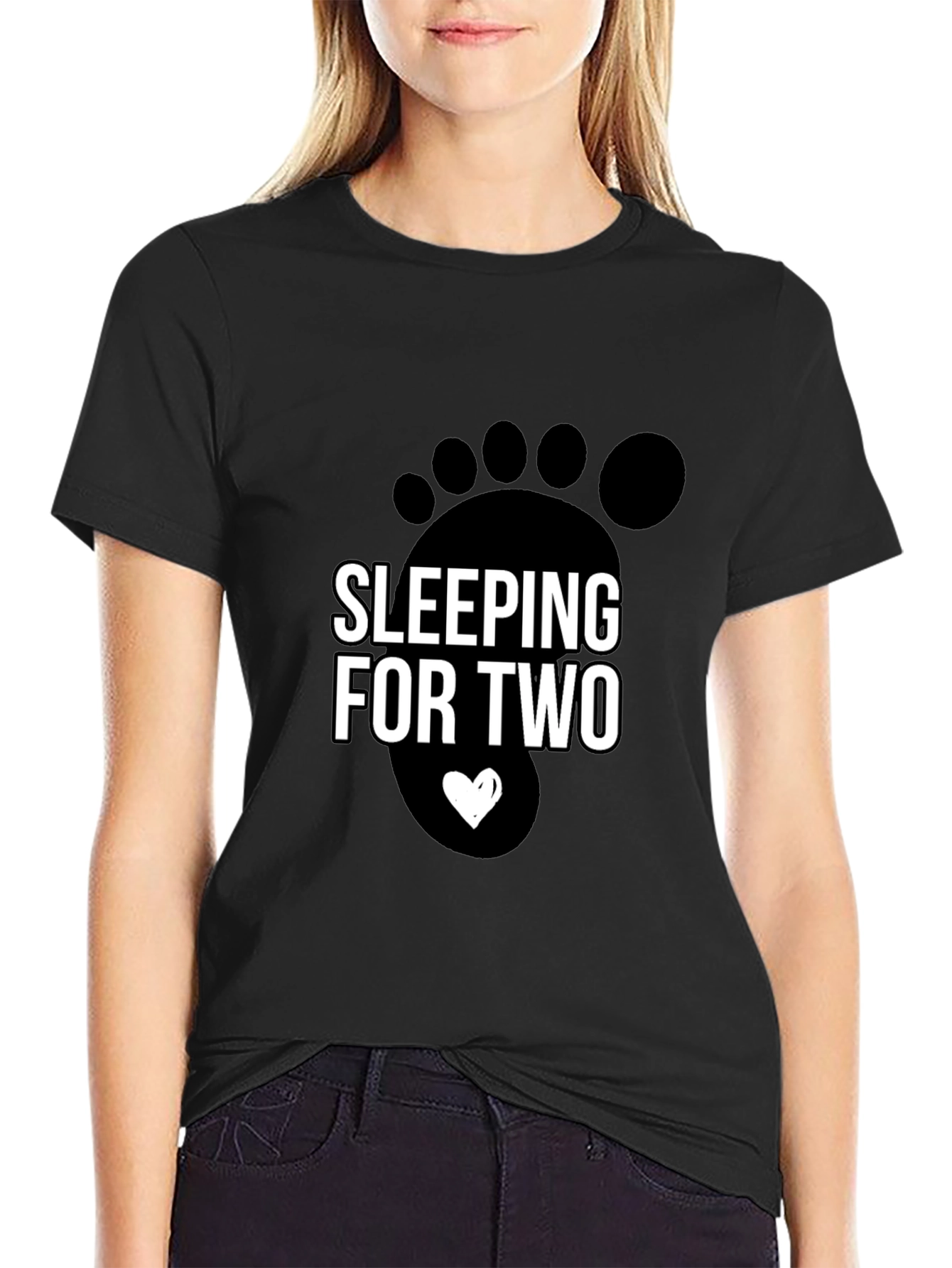 Sleeping For Two Pregnancy Announcement T-Shirt