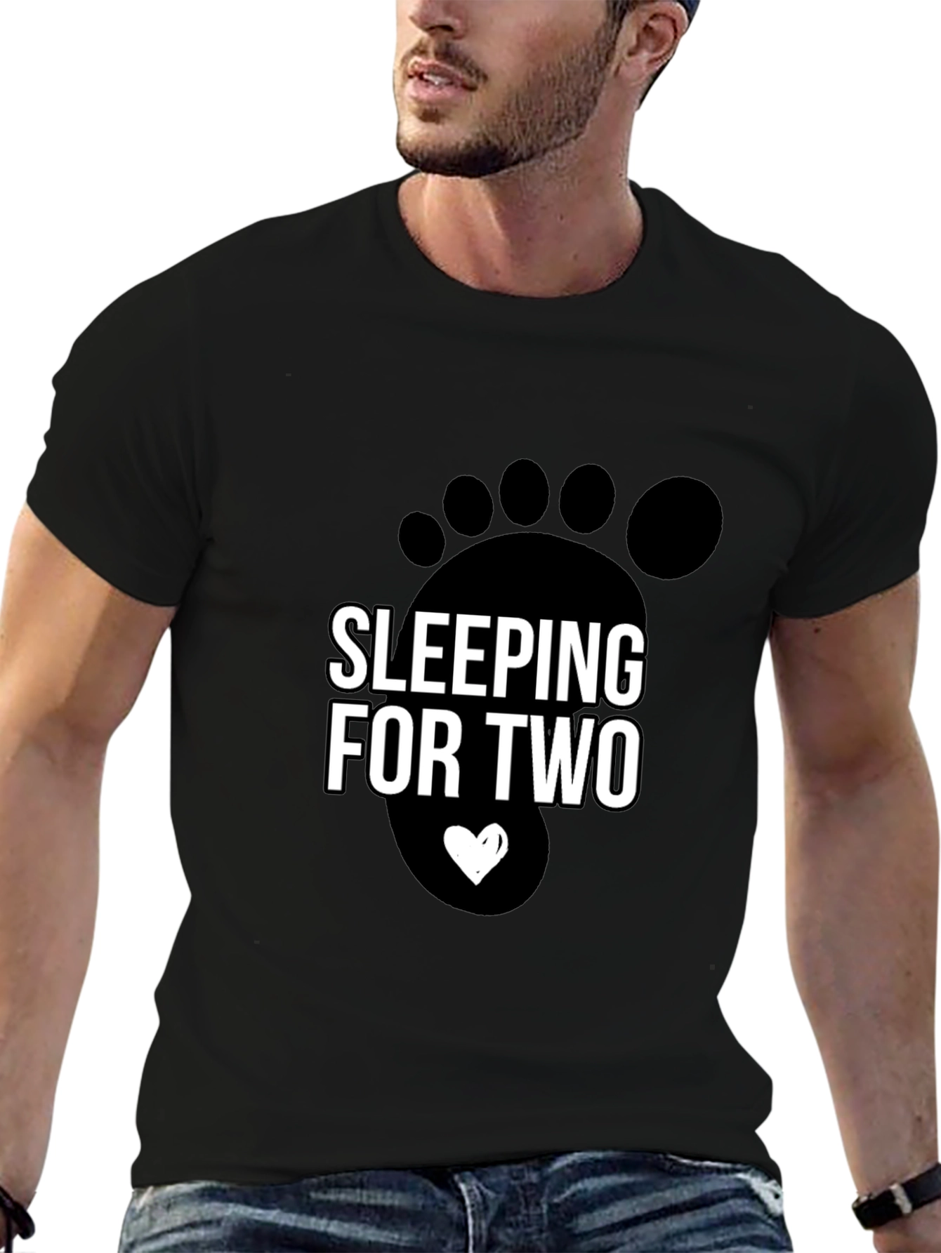 Sleeping For Two Pregnancy Announcement T-Shirt