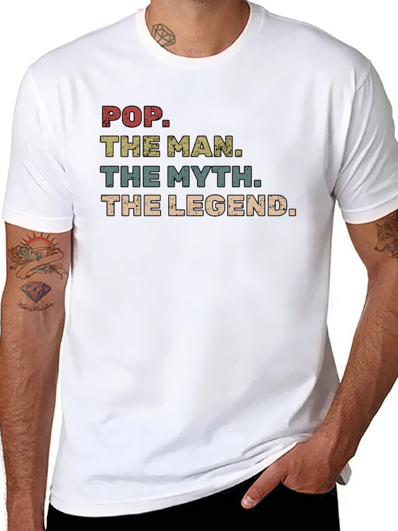 Pop The Man The Myth The Legend T-Shirt