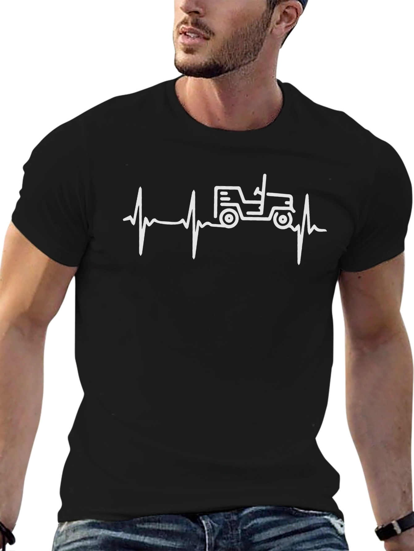 Jeep Heartbeat T-Shirt - Offroad Adventure
