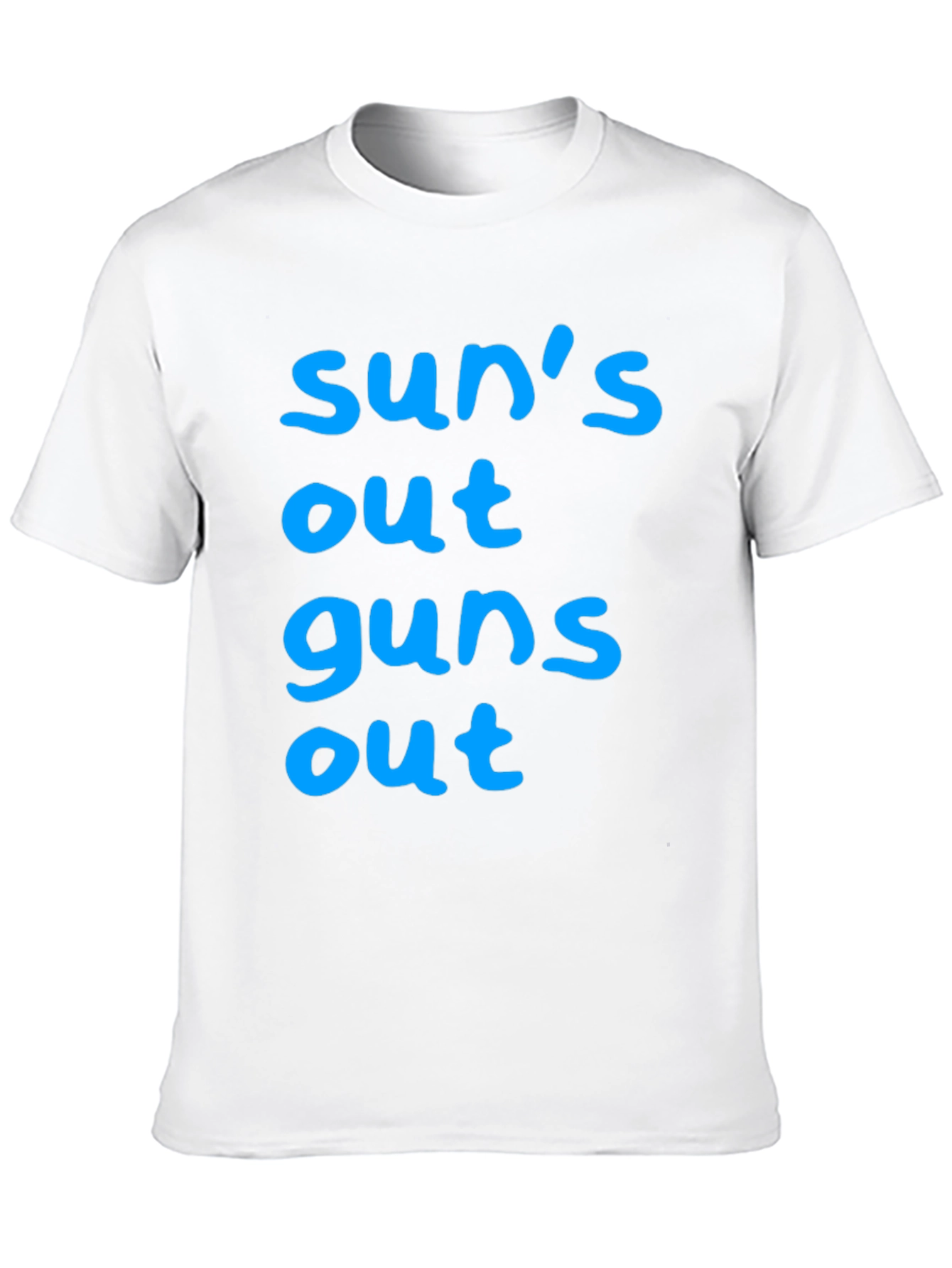 Suns Out Guns Out Black T-Shirt