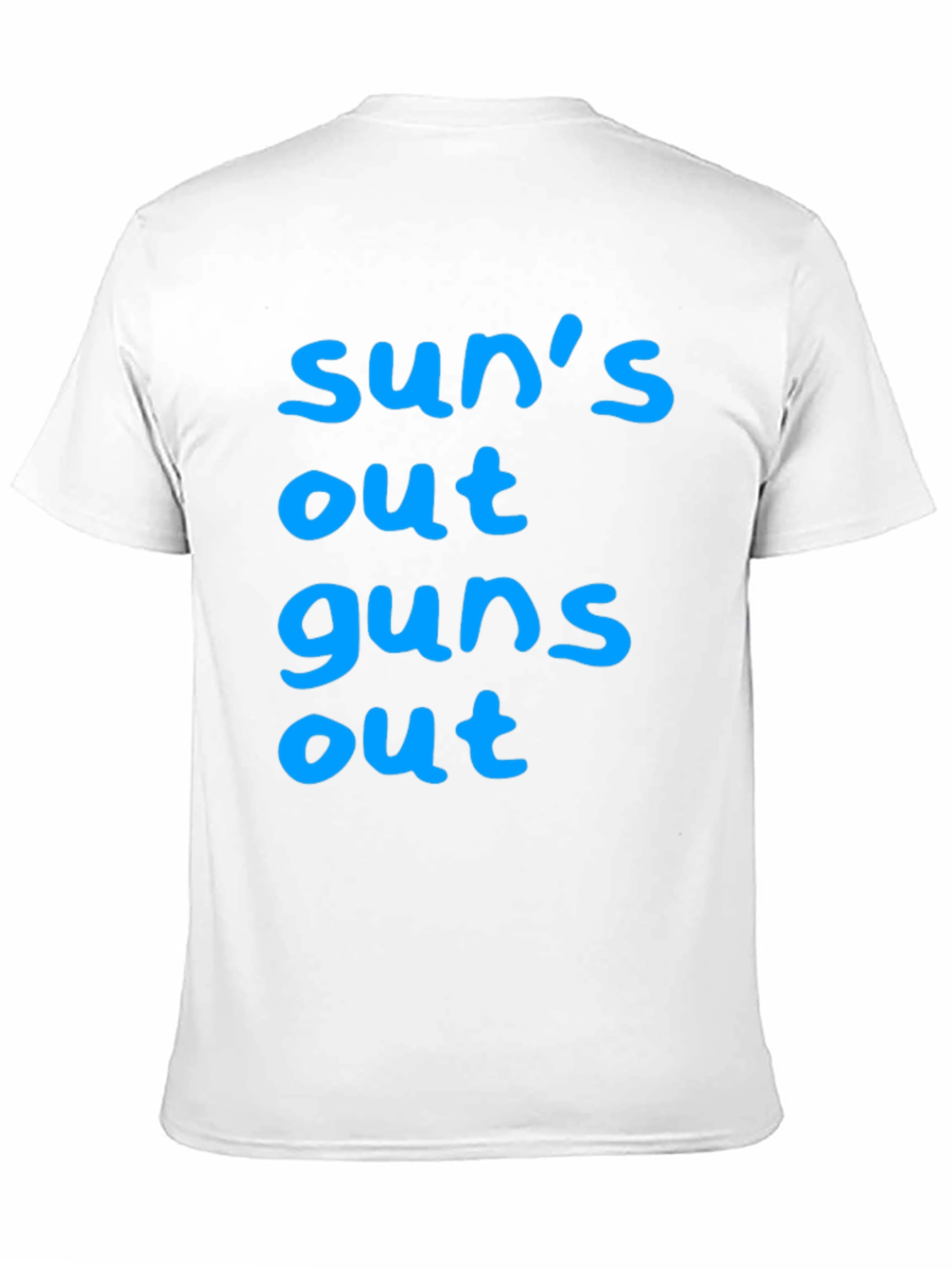 Suns Out Guns Out Black T-Shirt