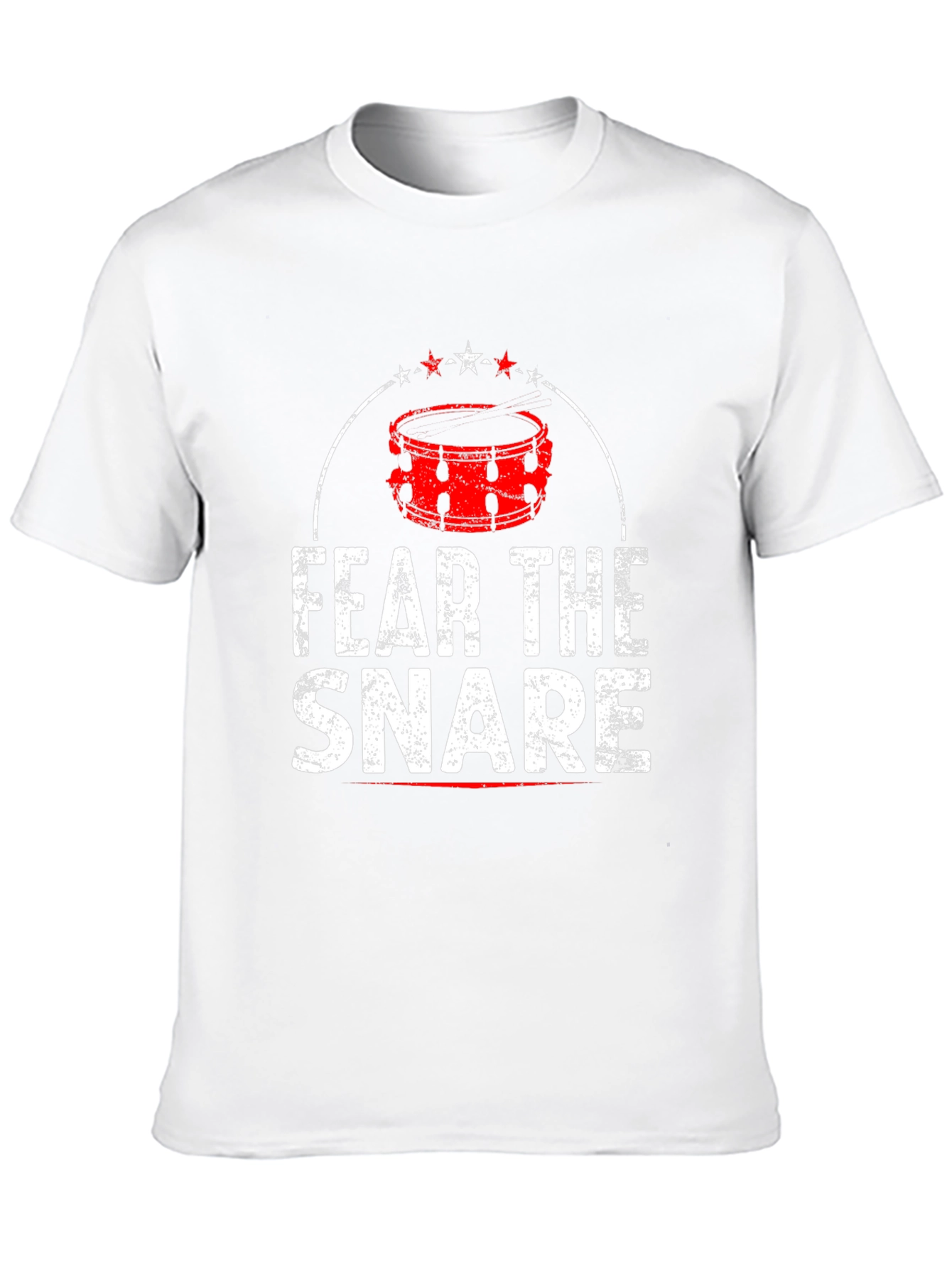 Fear The Snare Drum T-Shirt - Music Tee