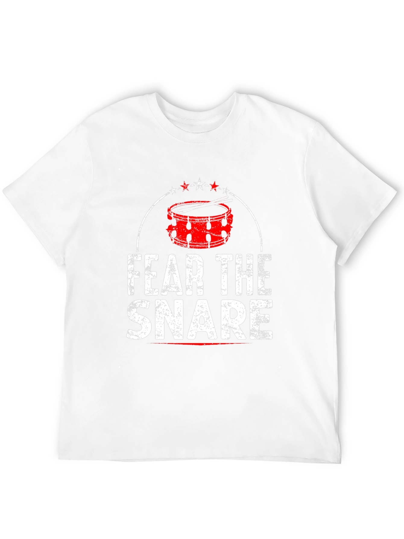 Fear The Snare Drum T-Shirt - Music Tee