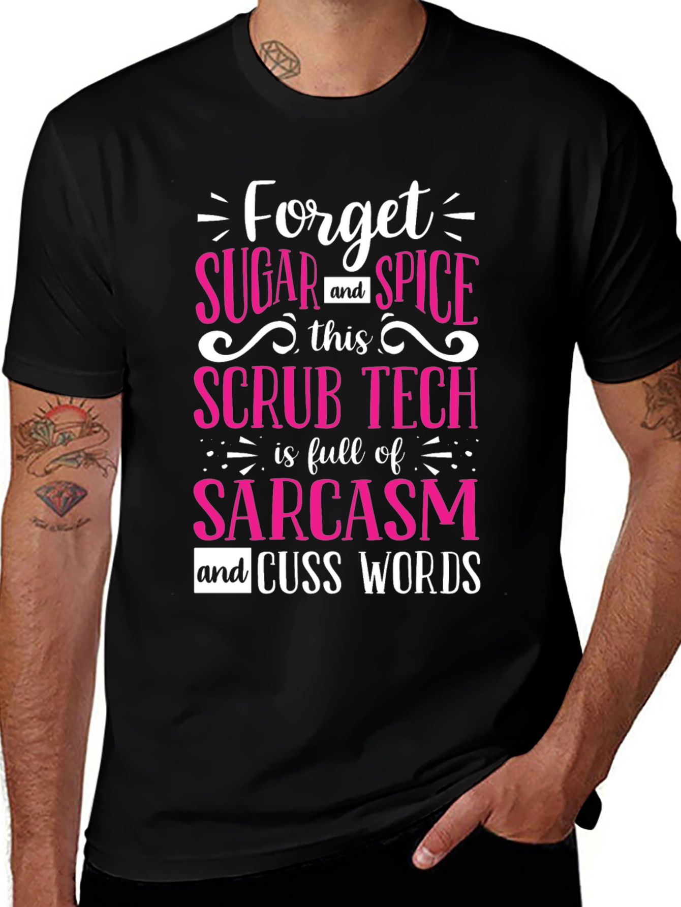 Sarcastic Scrub Tech T-Shirt