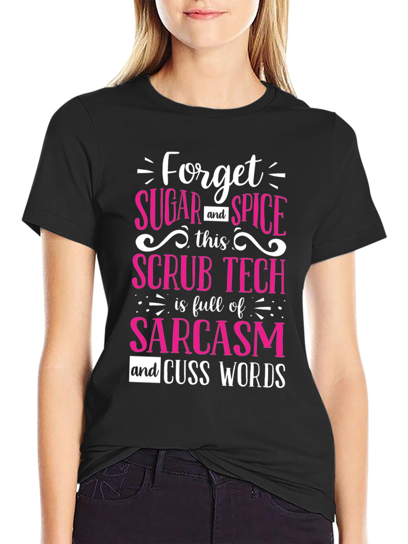 Sarcastic Scrub Tech T-Shirt