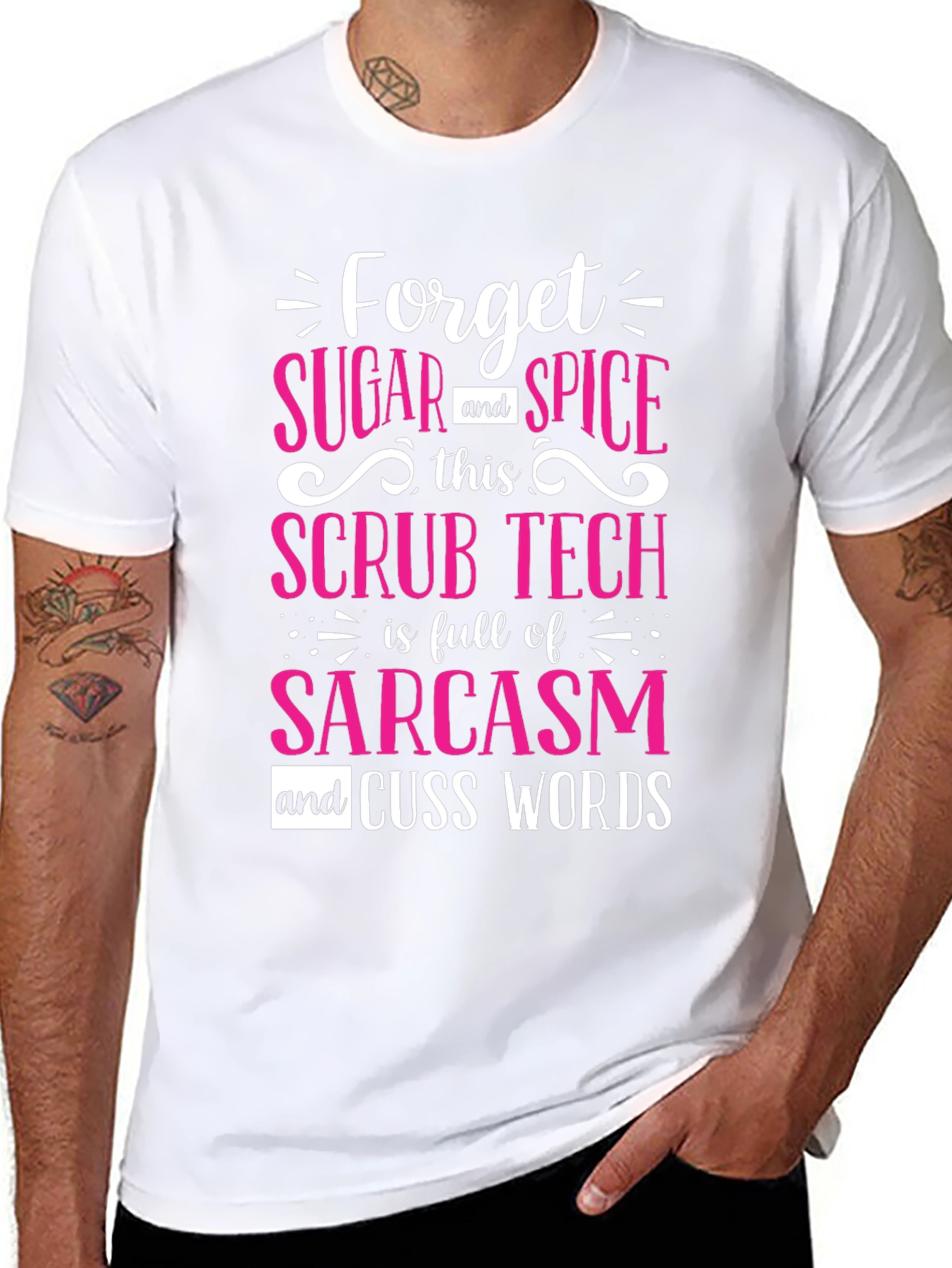 Sarcastic Scrub Tech T-Shirt