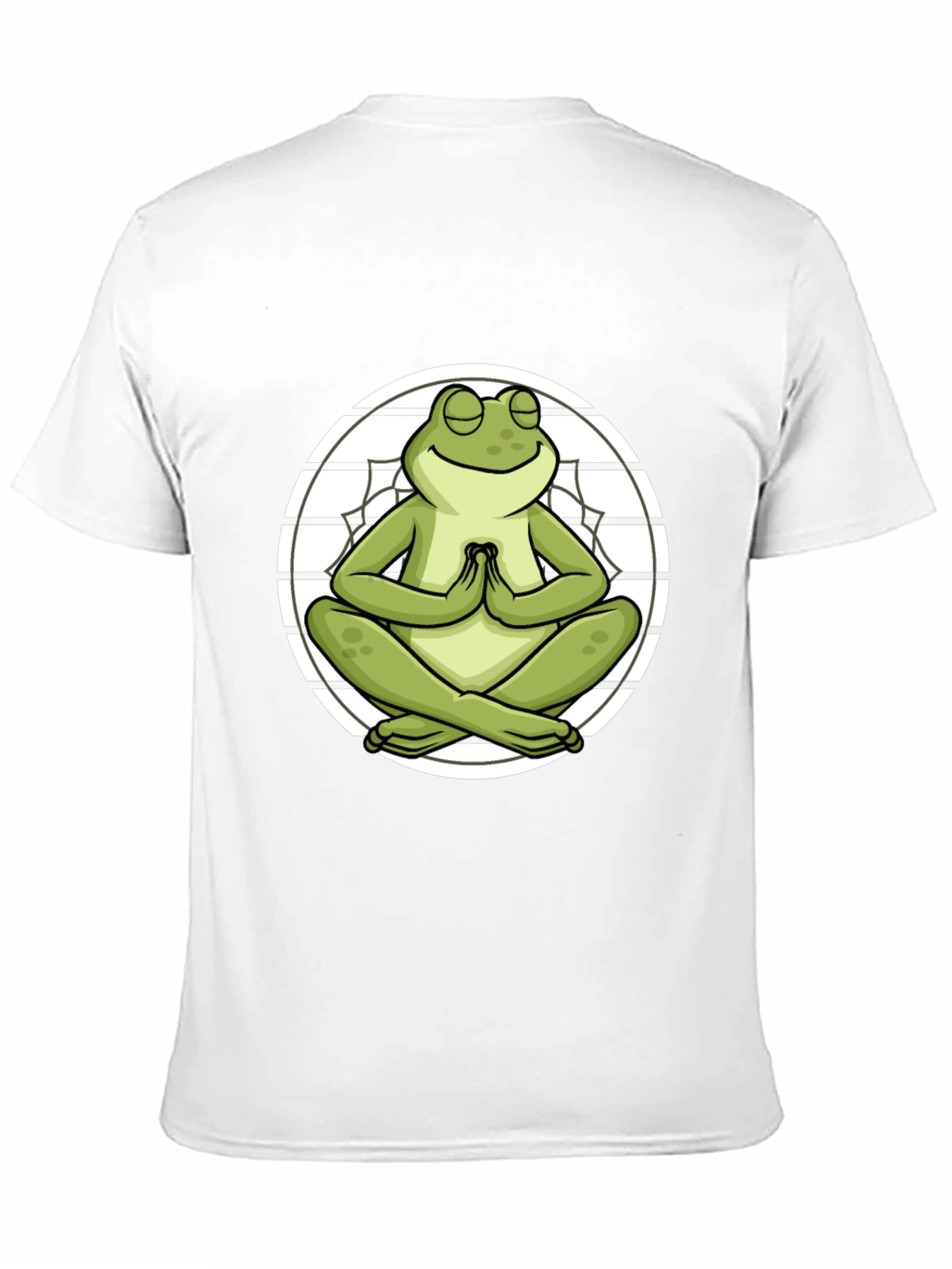 Zen Frog Graphic T-Shirt - Meditating Amphibian Tee