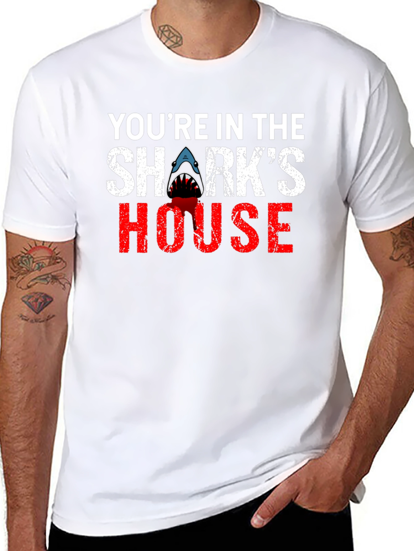 Sharks House Graphic Tee
