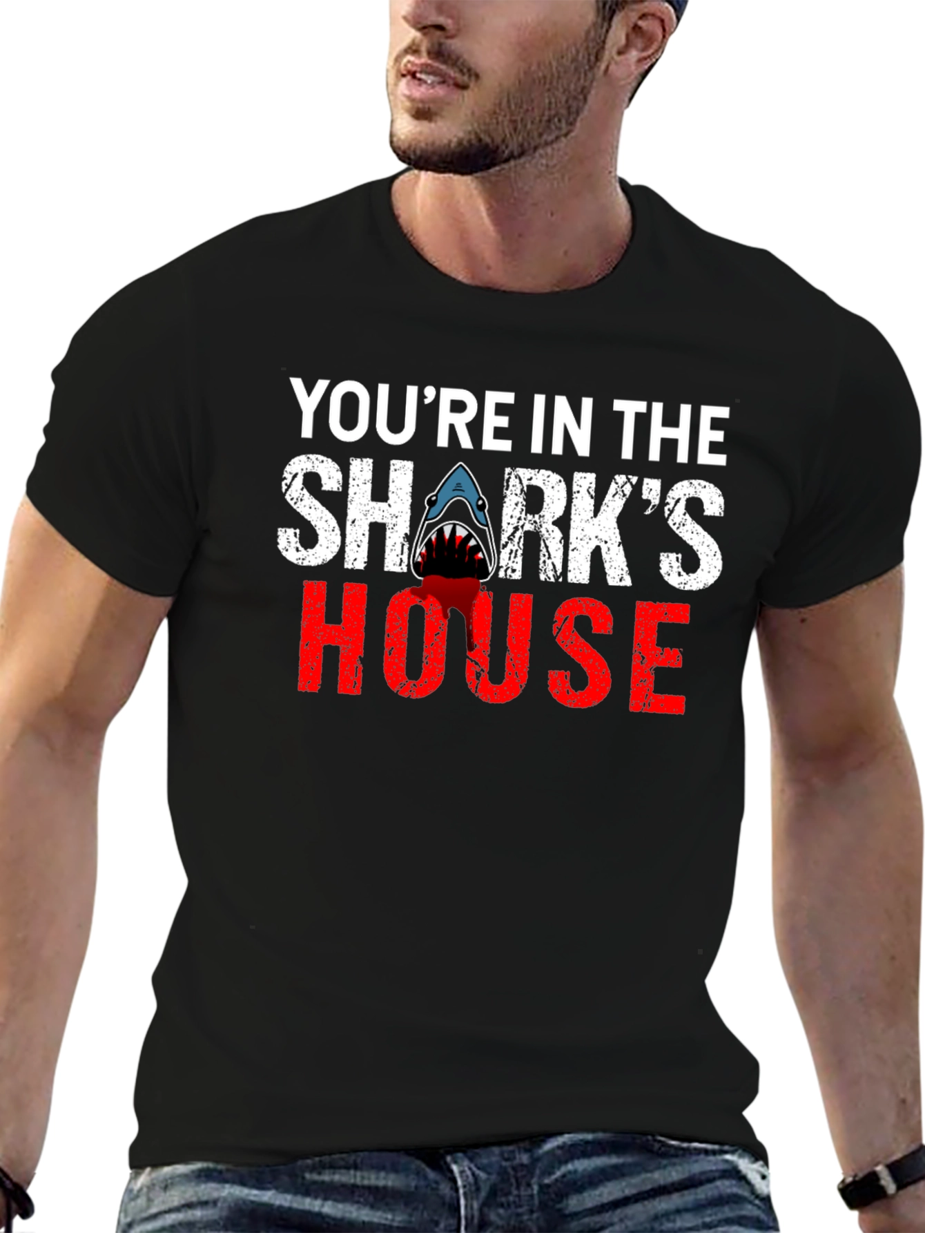Sharks House Graphic Tee