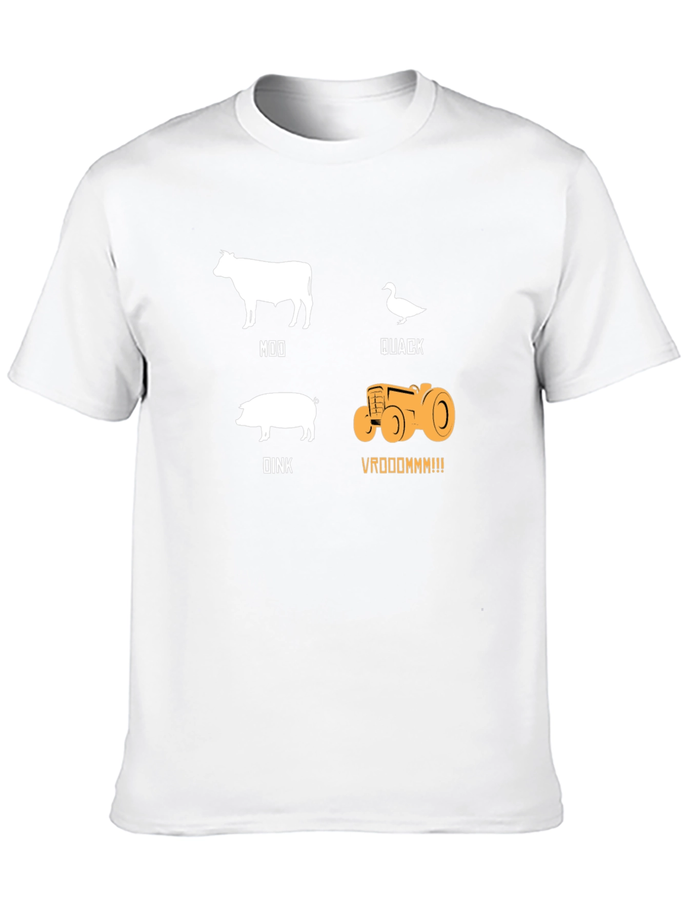 Farm Animal Sound T-Shirt: Moo Quack Oink Vrooom