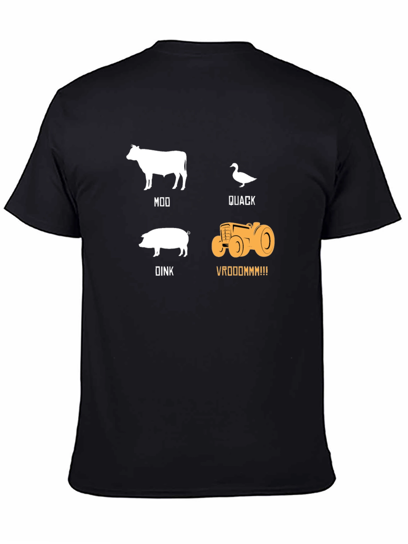 Farm Animal Sound T-Shirt: Moo Quack Oink Vrooom