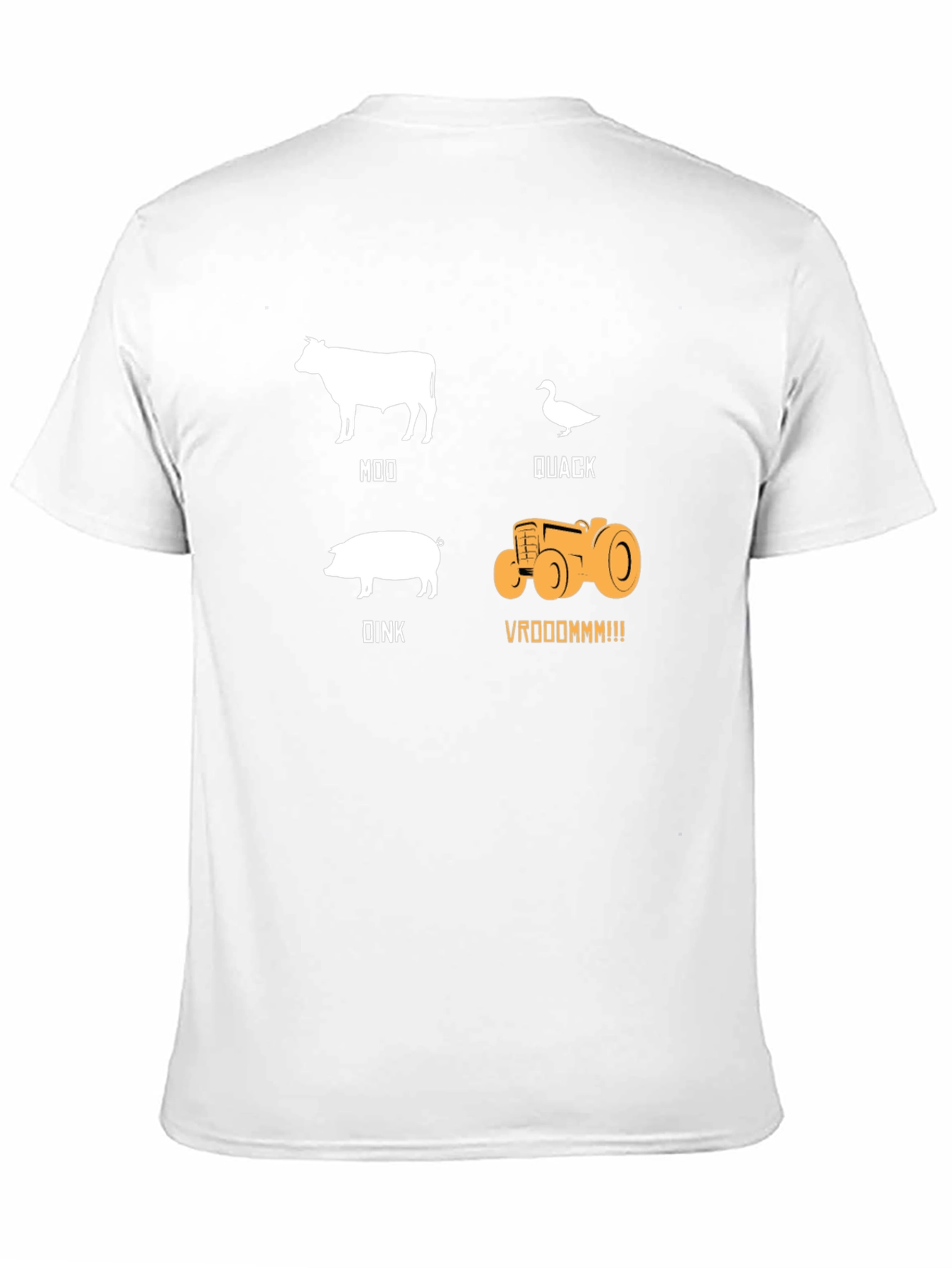 Farm Animal Sound T-Shirt: Moo Quack Oink Vrooom