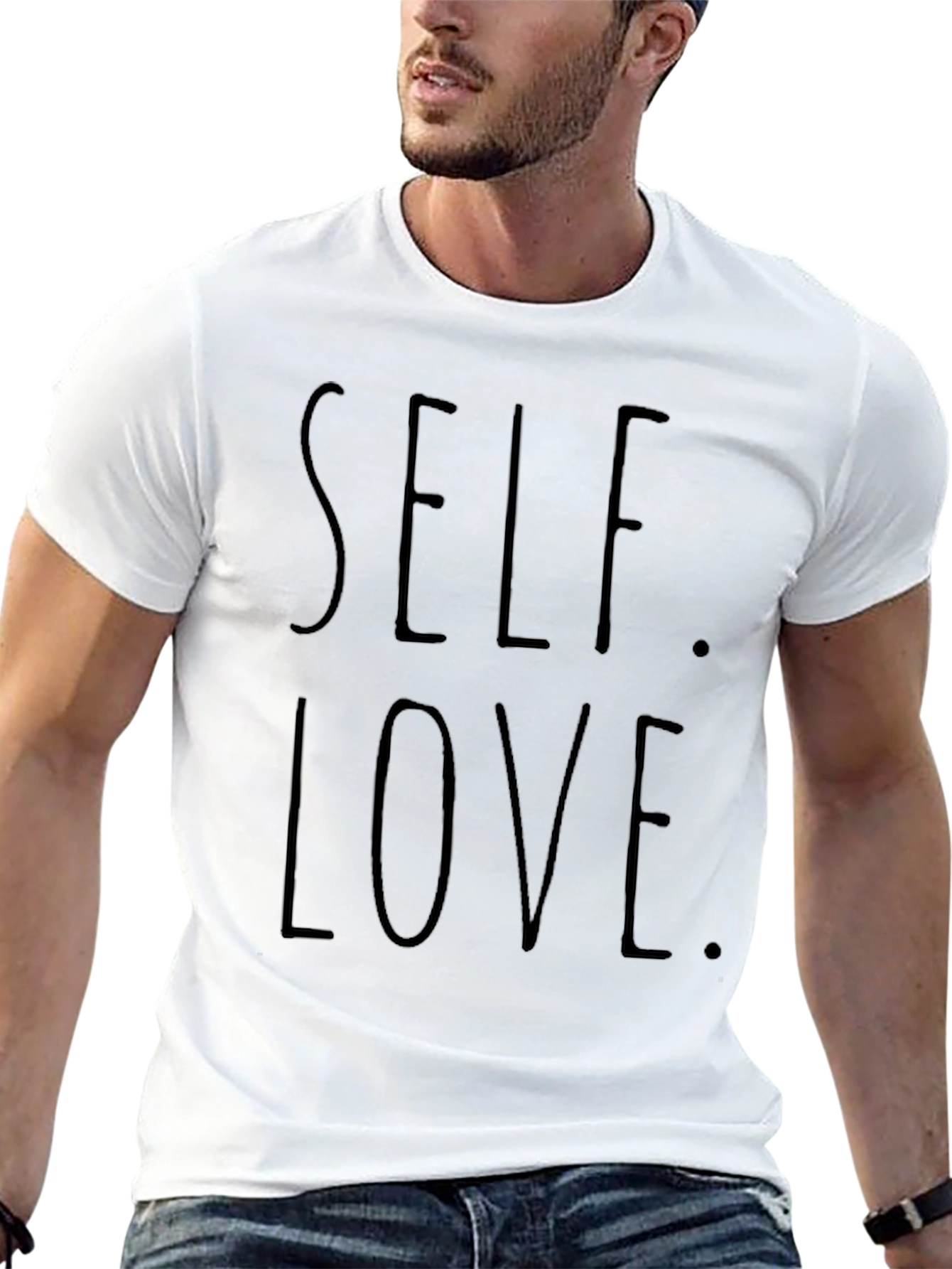 Self Love Black Graphic T-Shirt