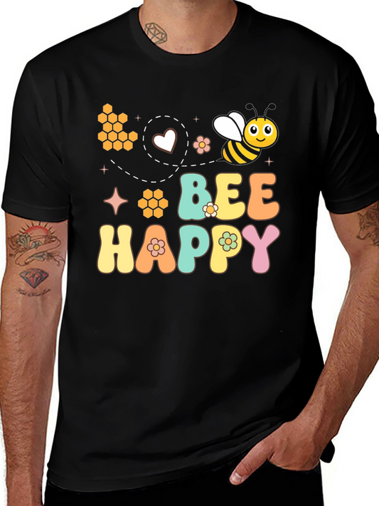 Bee Happy Graphic Tee