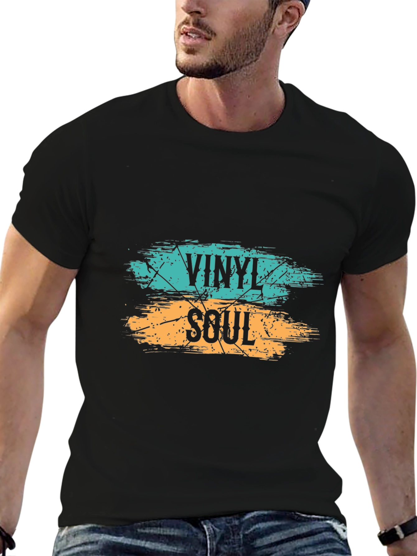 Vinyl Soul Graphic Tee - Stylish Music Lover Shirt