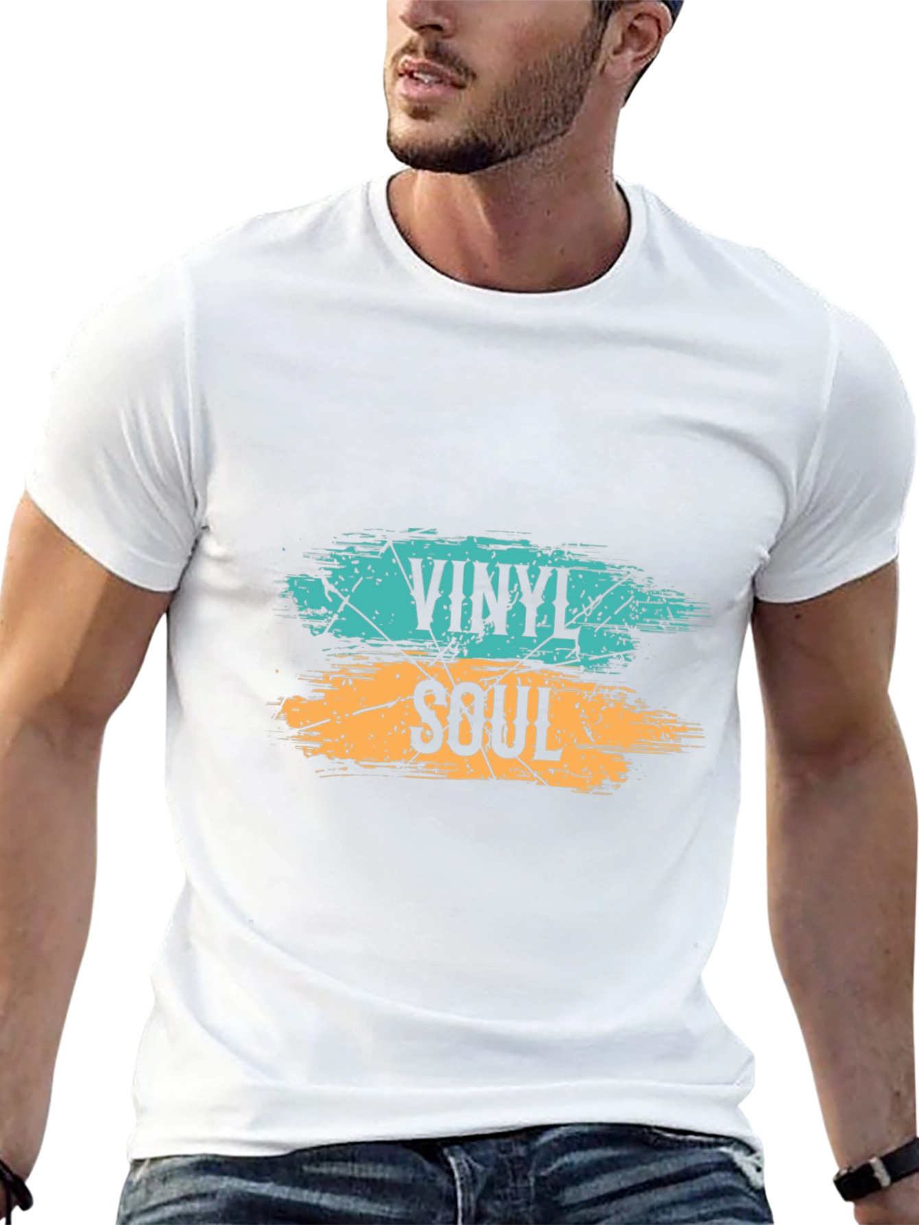 Vinyl Soul Graphic Tee - Stylish Music Lover Shirt