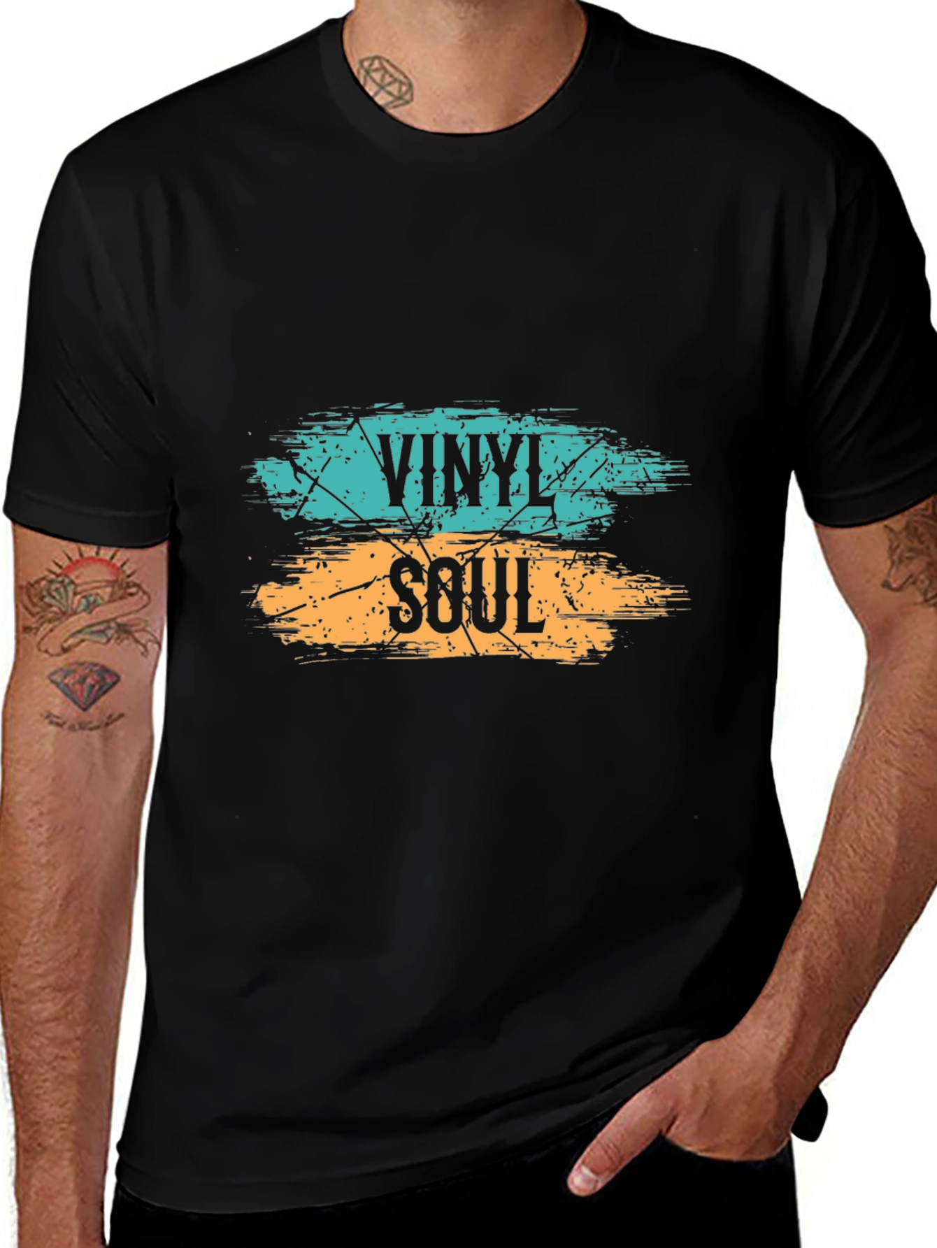Vinyl Soul Graphic Tee - Stylish Music Lover Shirt