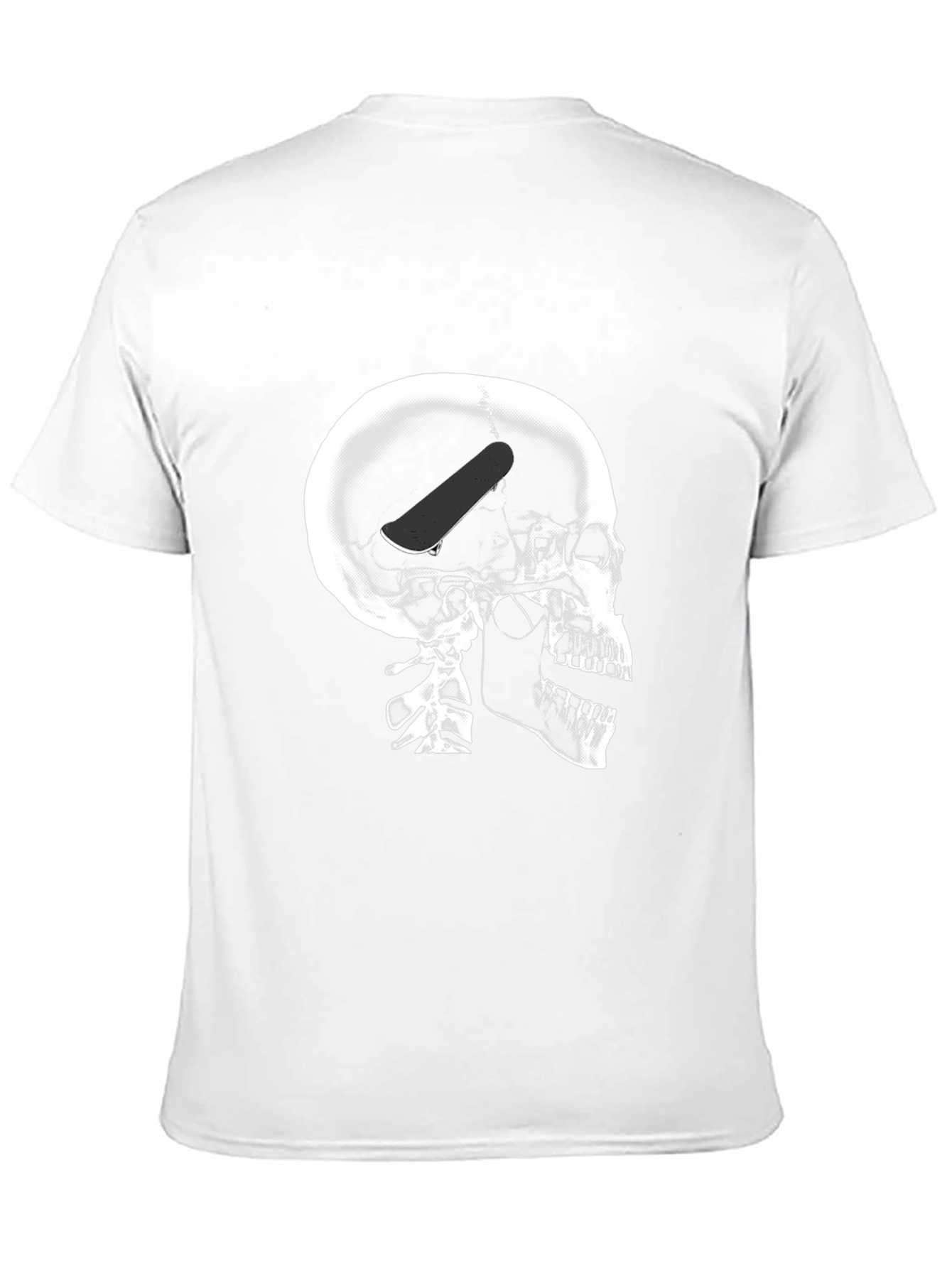 Skull X-Ray Skateboard Graphic T-Shirt