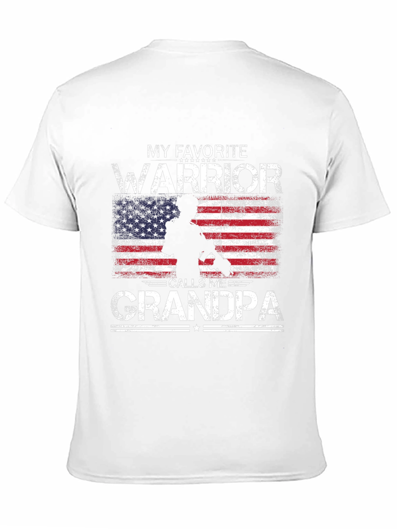 My Favorite Warrior Calls Me Grandpa T-Shirt