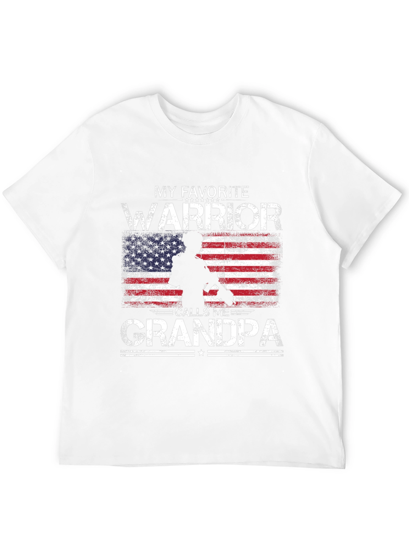My Favorite Warrior Calls Me Grandpa T-Shirt