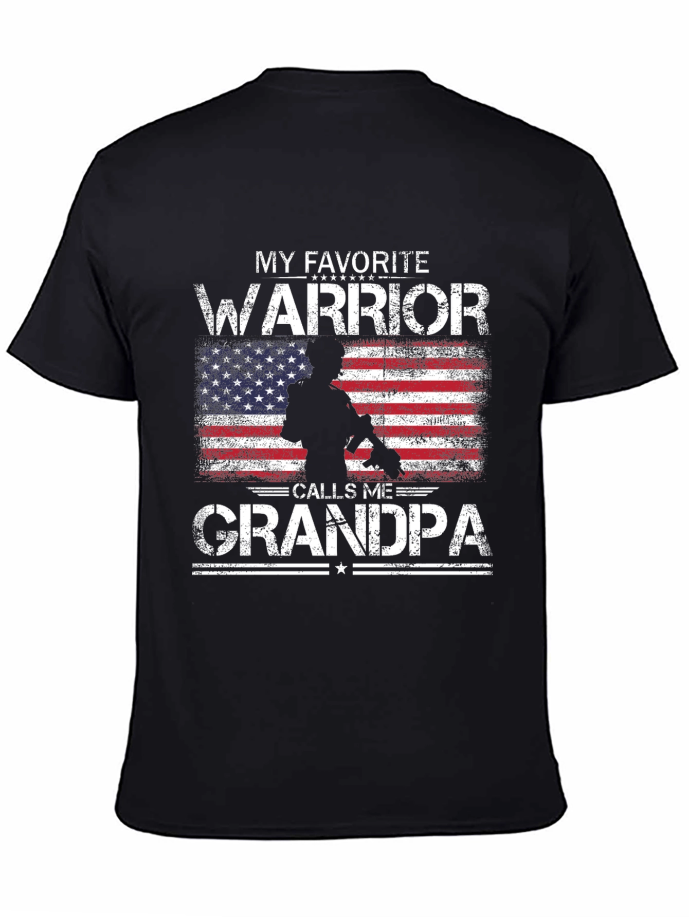 My Favorite Warrior Calls Me Grandpa T-Shirt