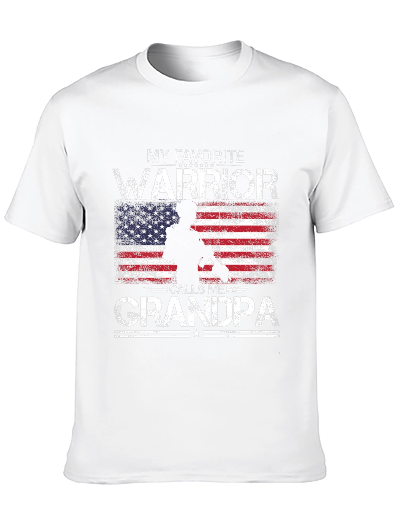 My Favorite Warrior Calls Me Grandpa T-Shirt