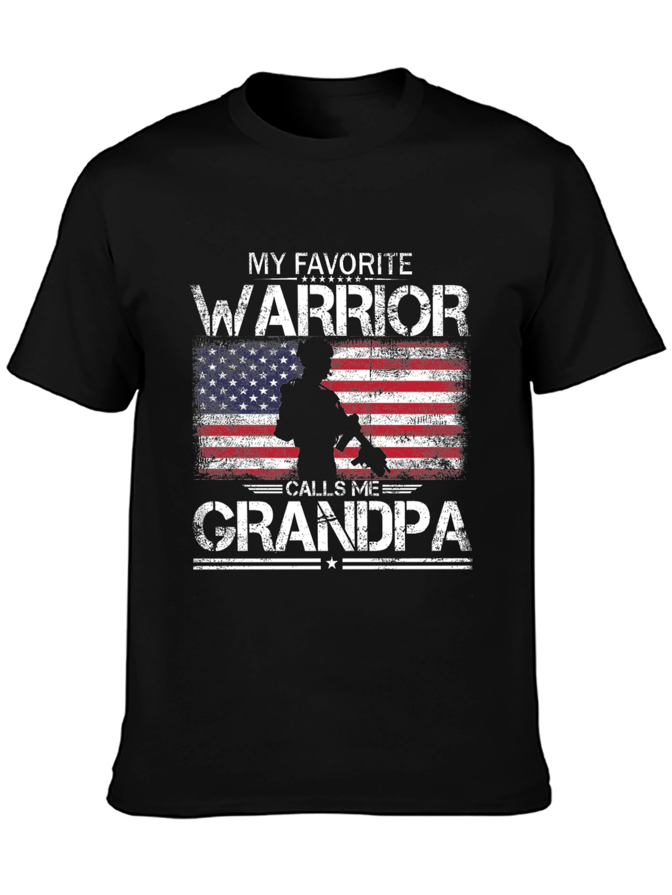 My Favorite Warrior Calls Me Grandpa T-Shirt