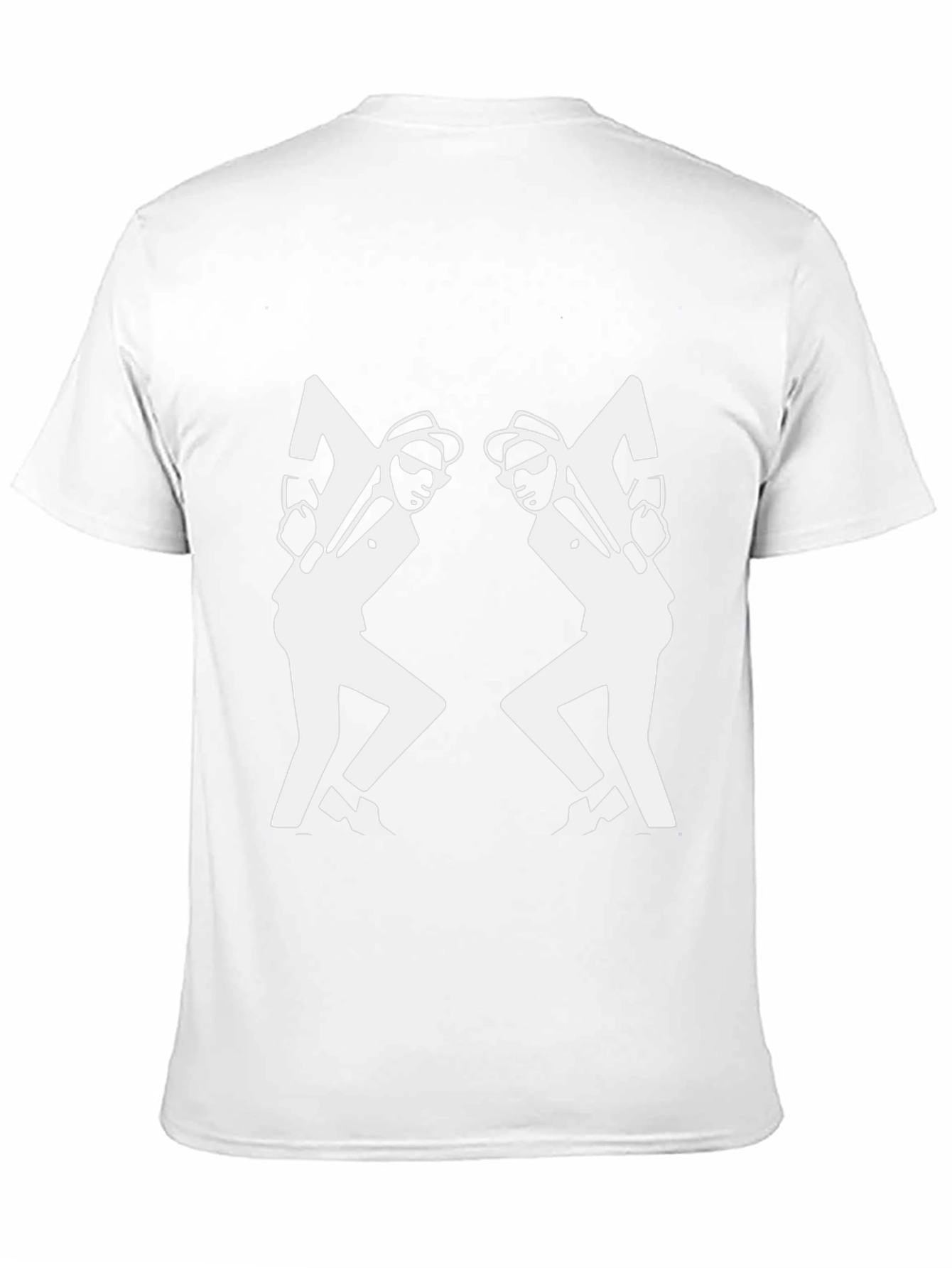 Black & White Ska Dancing Men T-Shirt