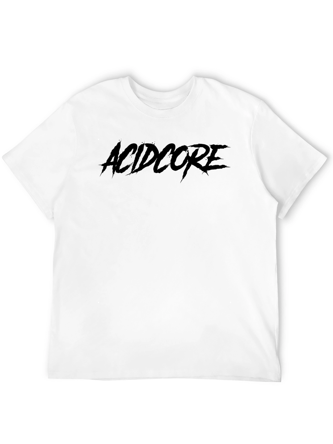 Acidcore Graphic Print Black T-Shirt