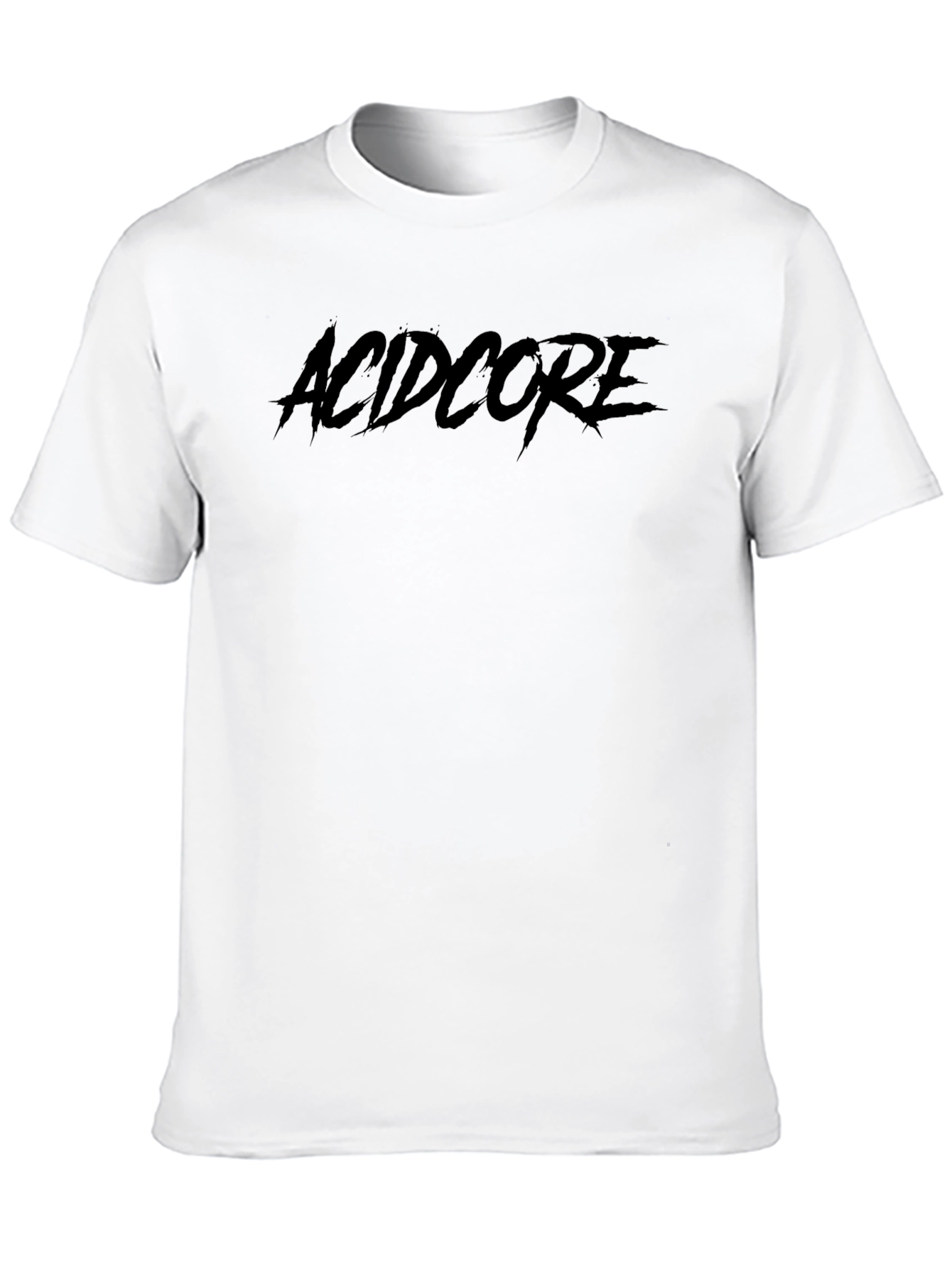 Acidcore Graphic Print Black T-Shirt