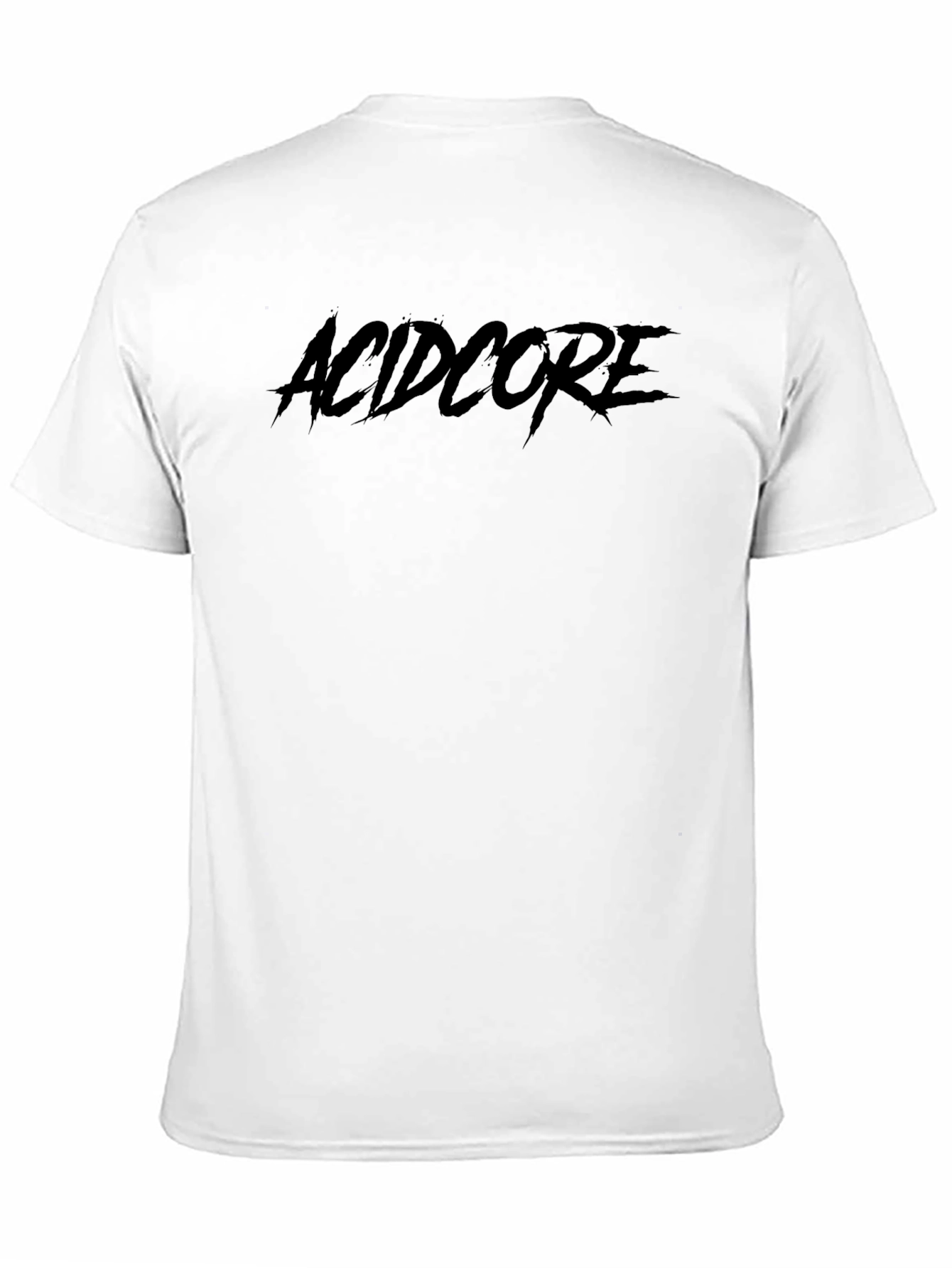 Acidcore Graphic Print Black T-Shirt