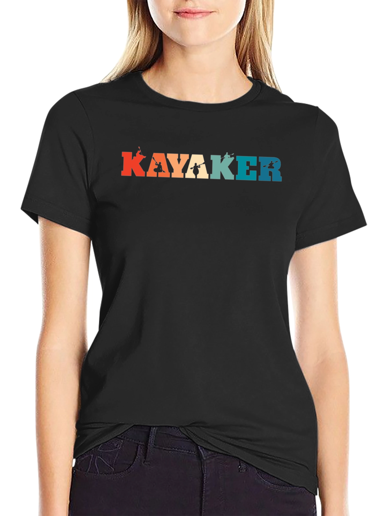 Kayak Lover Retro T-Shirt