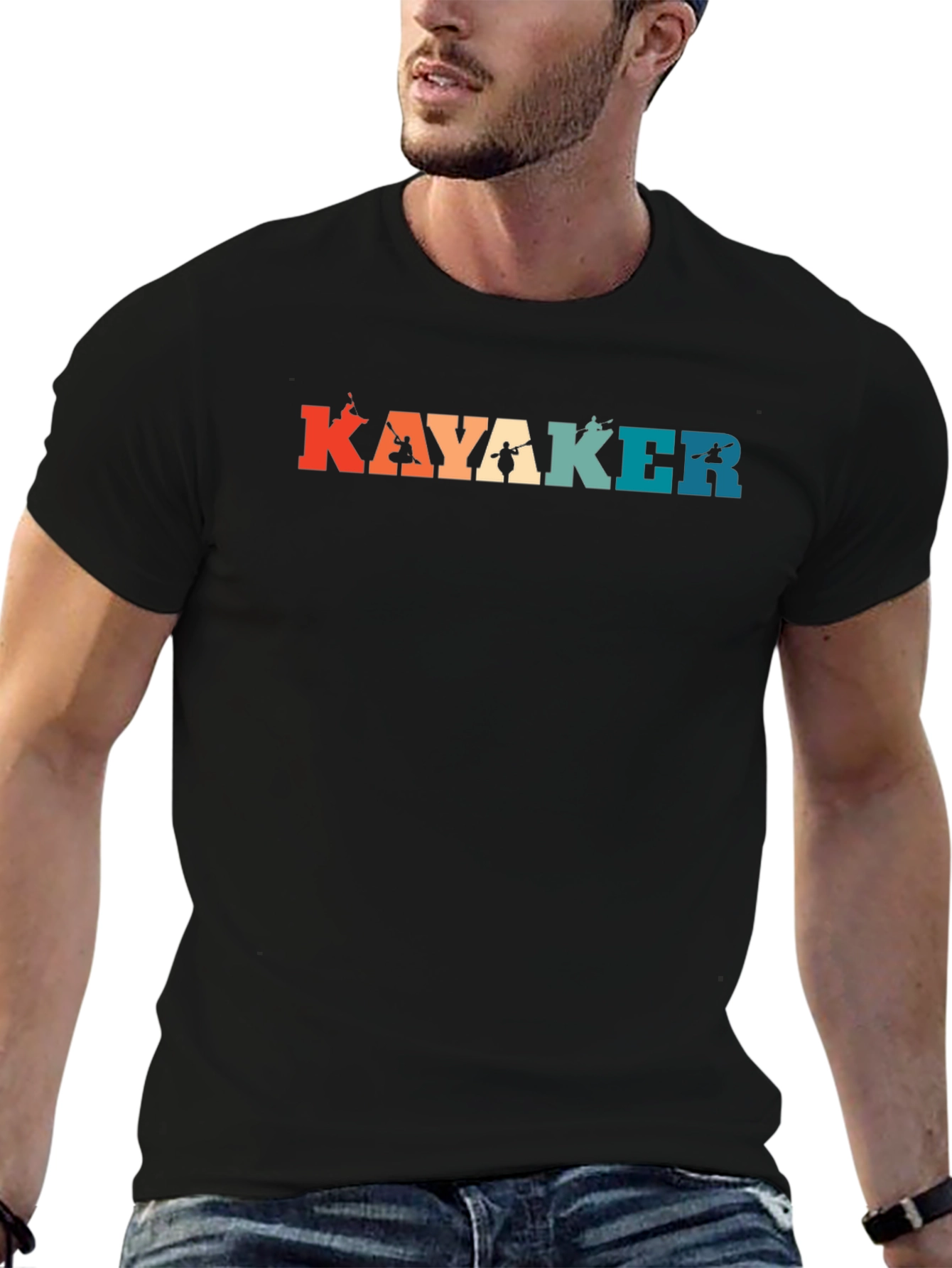 Kayak Lover Retro T-Shirt