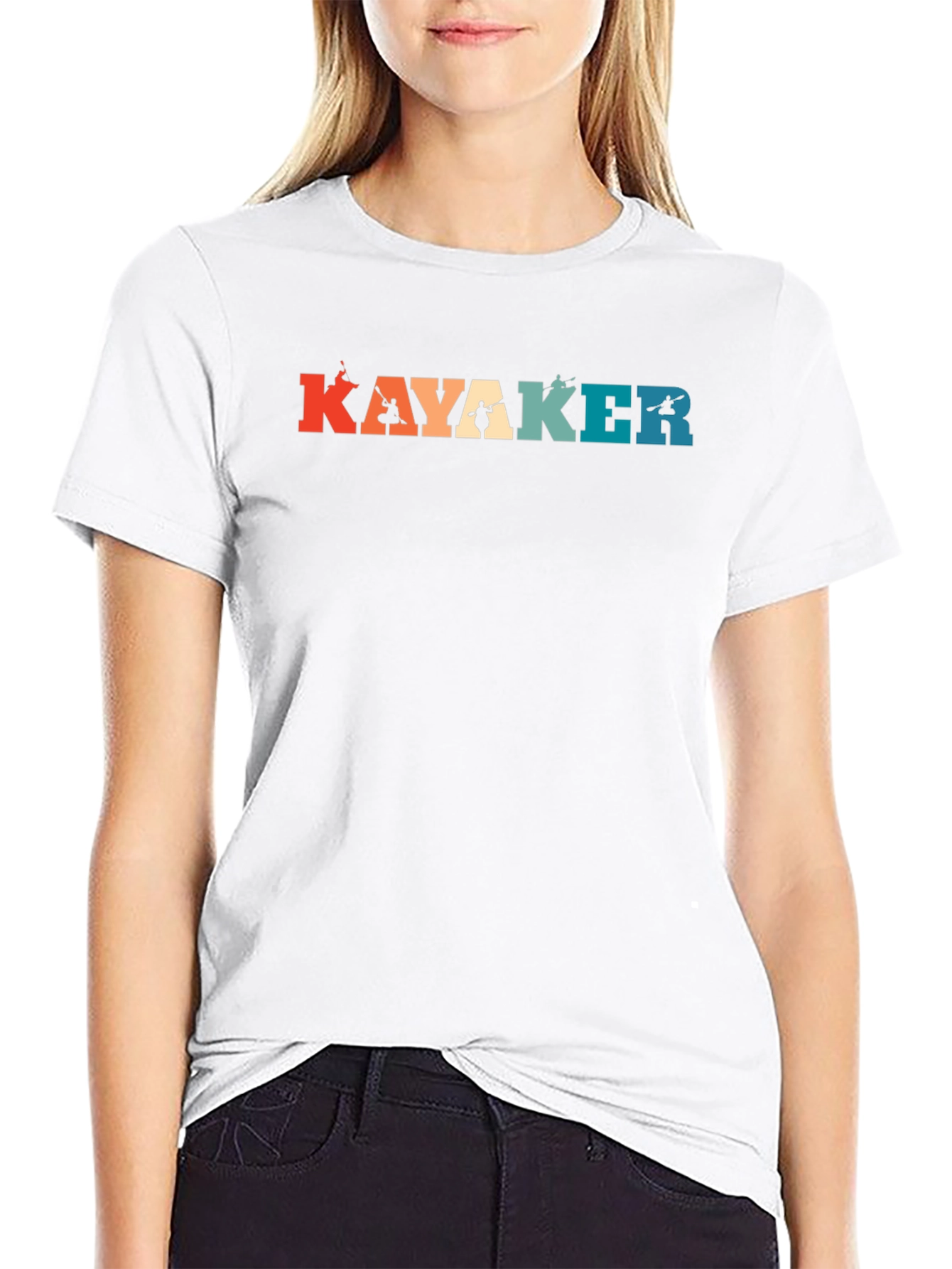 Kayak Lover Retro T-Shirt