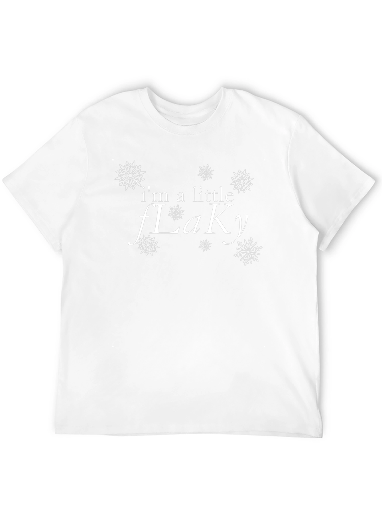 Funny Im a Little Flaky Winter T-Shirt