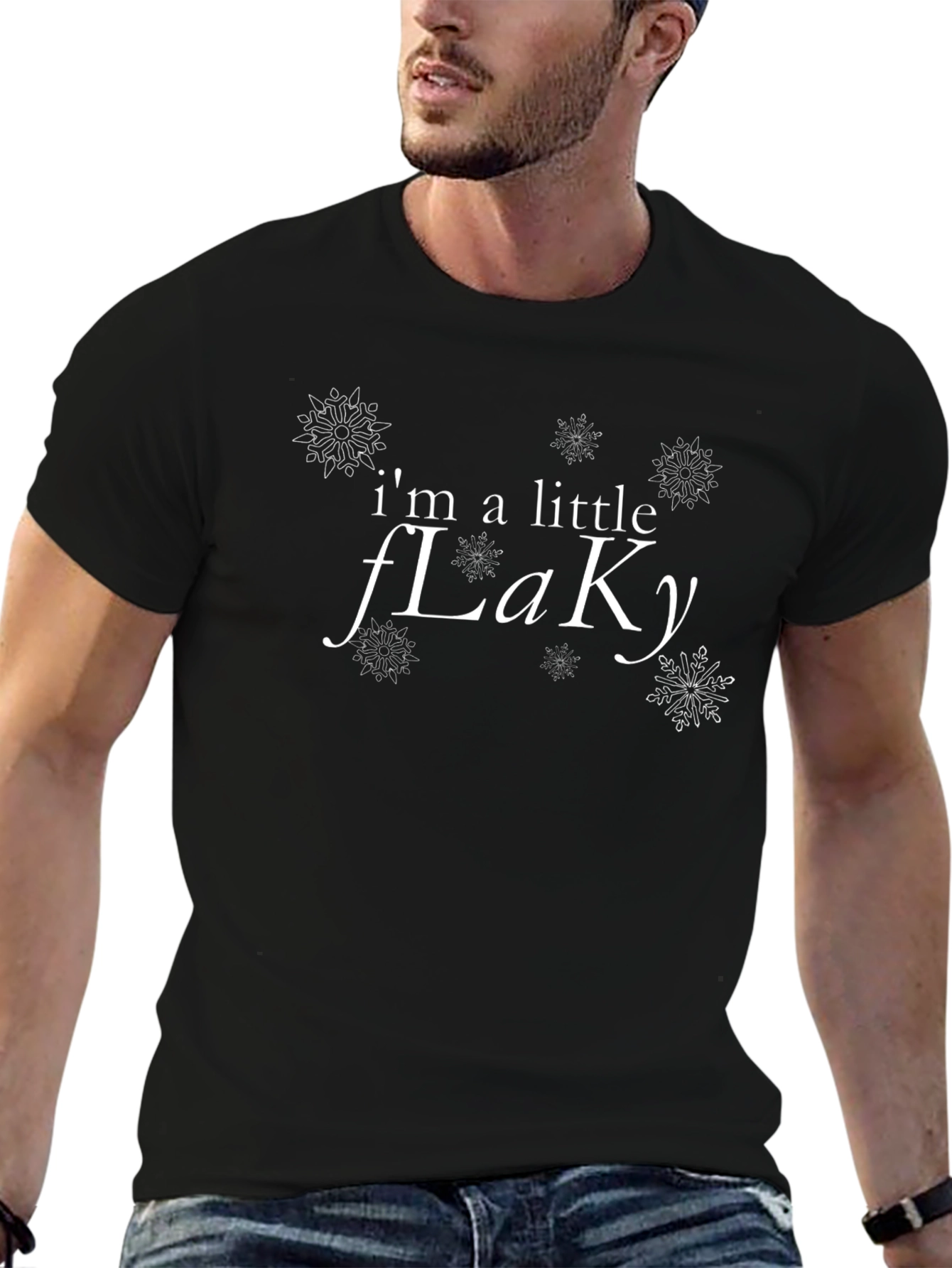 Funny Im a Little Flaky Winter T-Shirt
