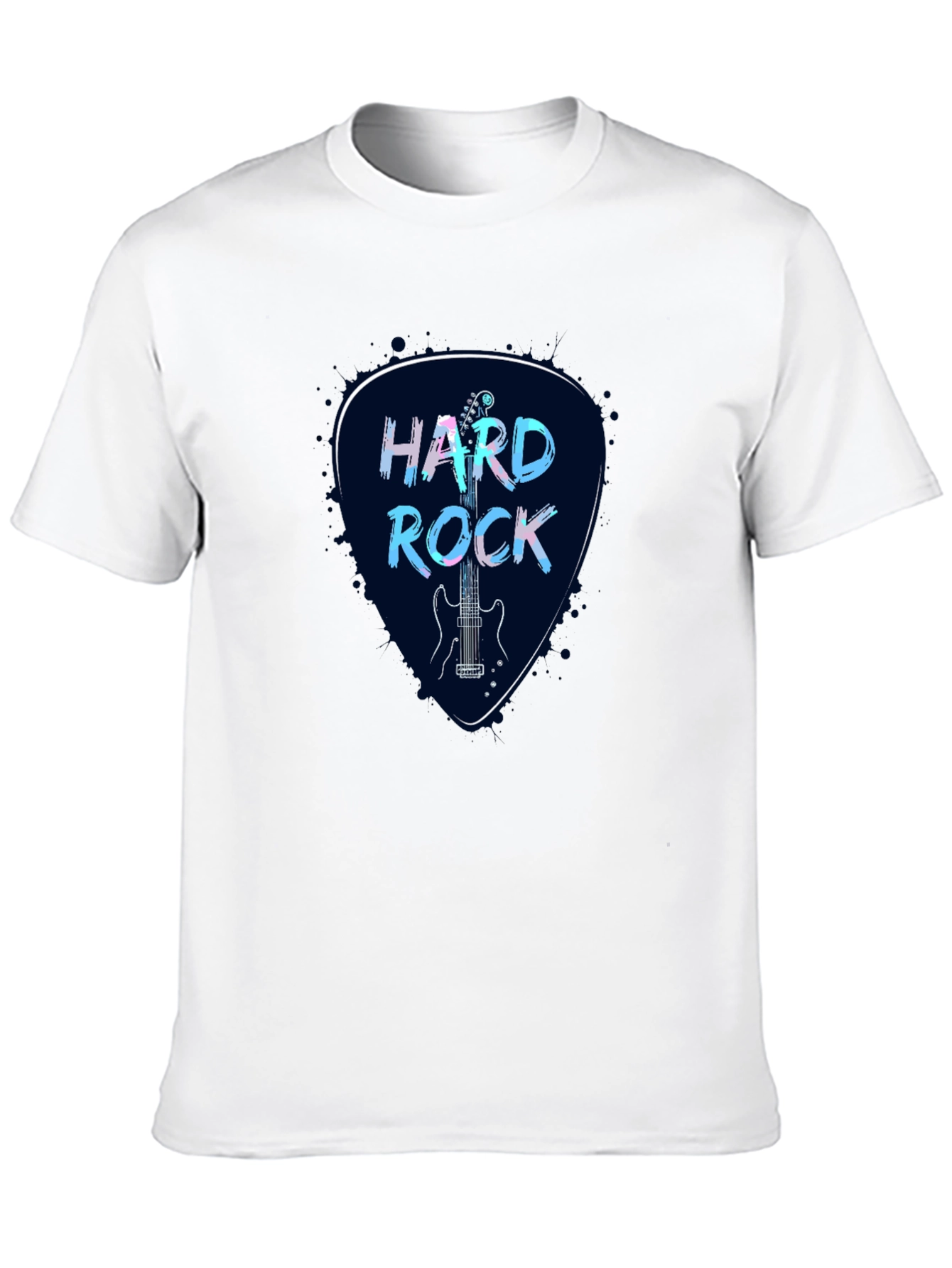 Hard Rock Guitar Pick Graphic Tee - Black