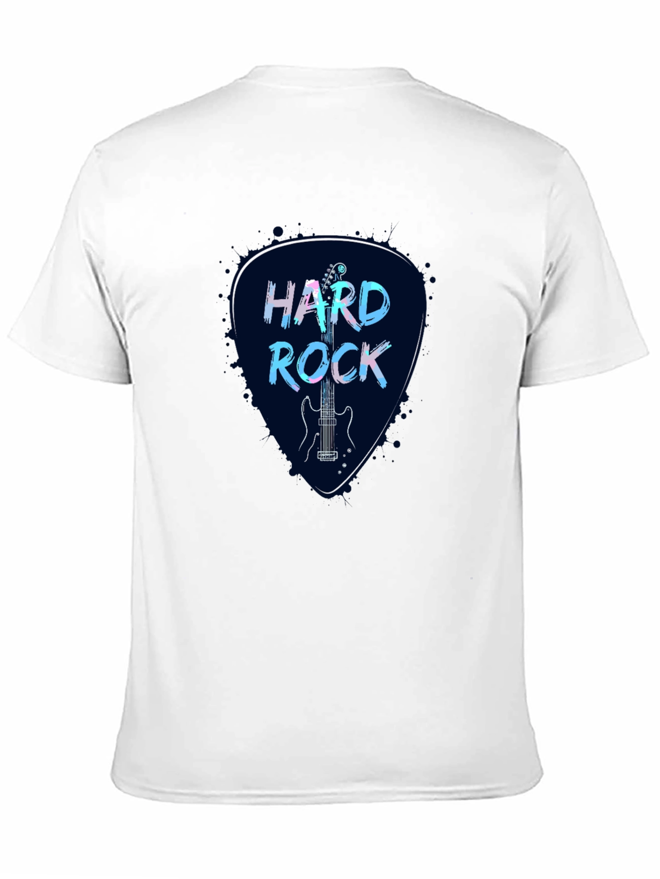 Hard Rock Guitar Pick Graphic Tee - Black